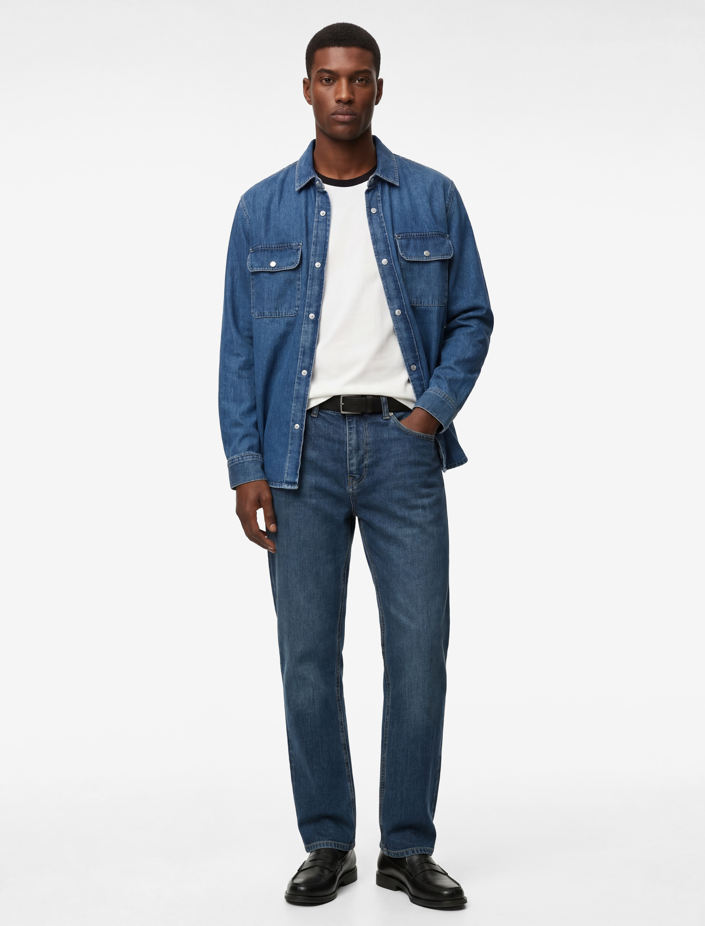   Pamuklu Normal Bel Straight Fit Jean Pantolon - Mark Jean