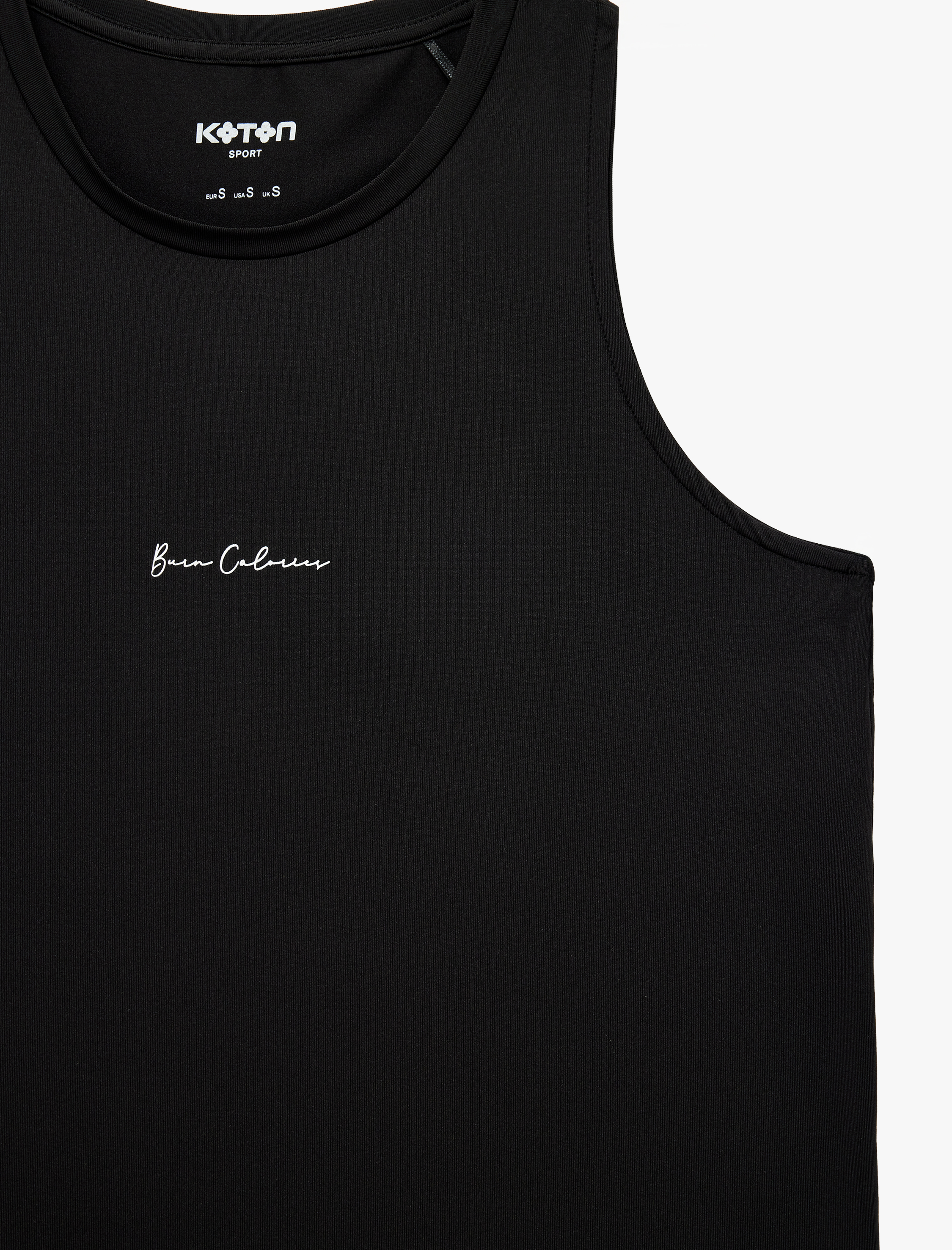   Kolsuz Bisiklet Yaka Baskılı Spor Atlet