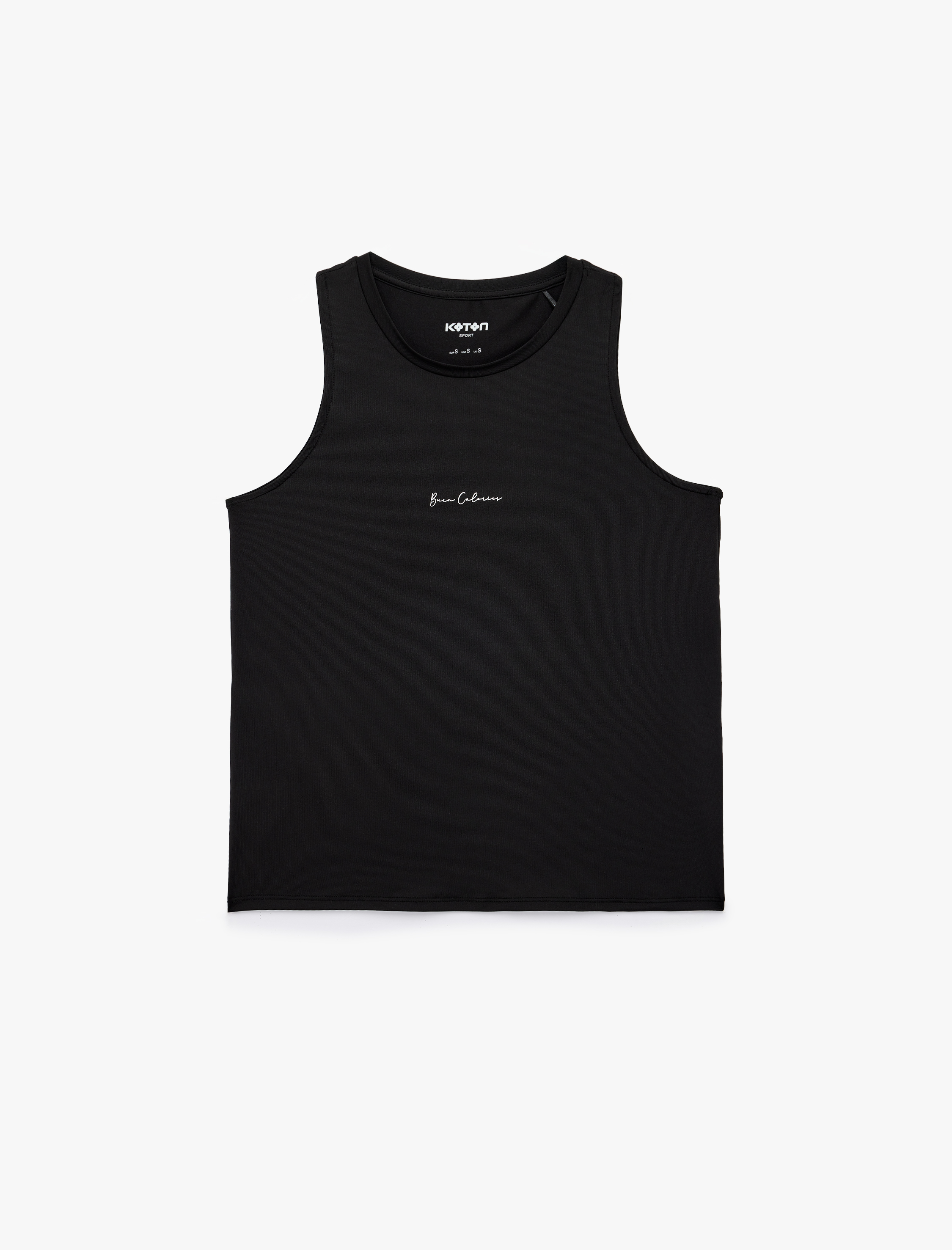   Kolsuz Bisiklet Yaka Baskılı Spor Atlet