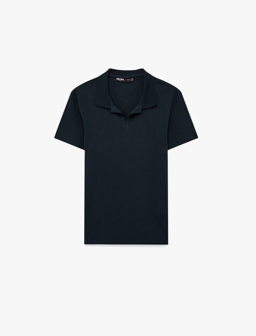 Koton Erkek Kısa Kollu Pamuklu Slim Fit Polo Yaka T-Shirt