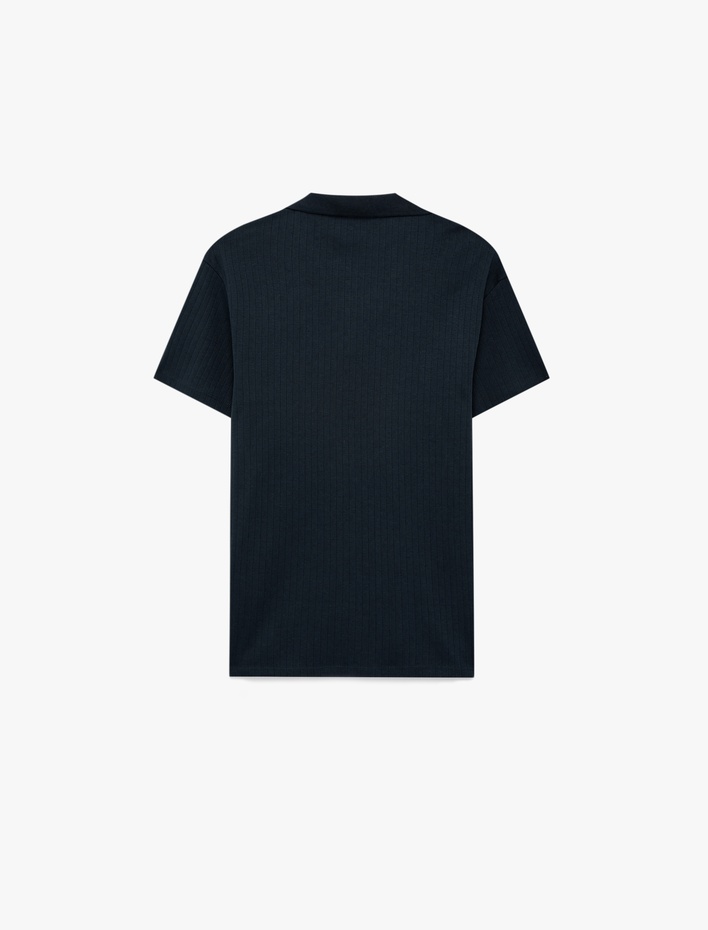  Kısa Kollu Pamuklu Slim Fit Polo Yaka Tişört