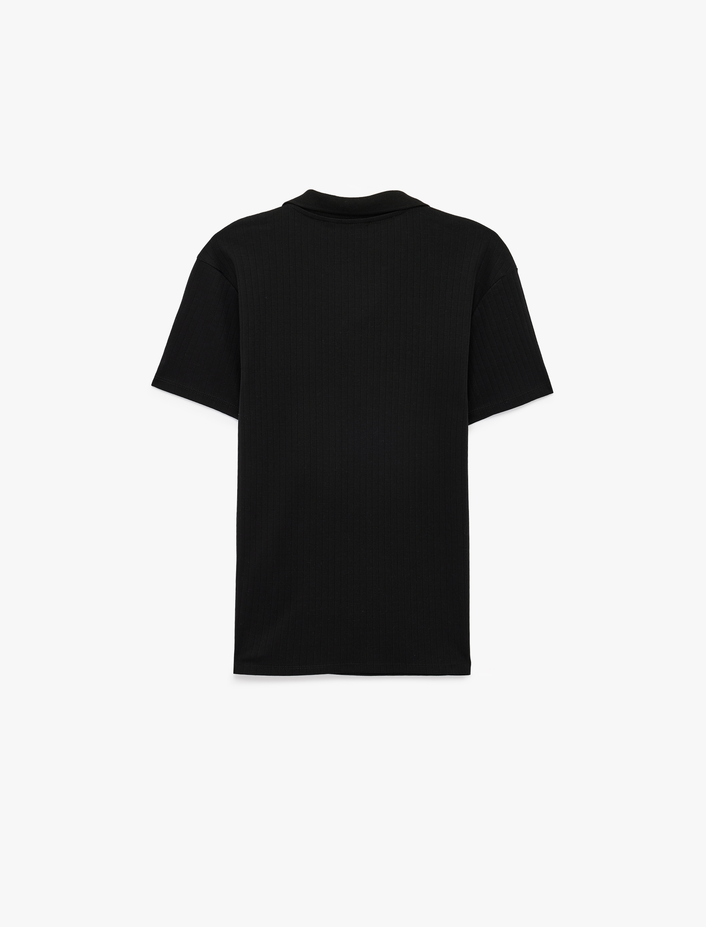   Kısa Kollu Pamuklu Slim Fit Polo Yaka Tişört