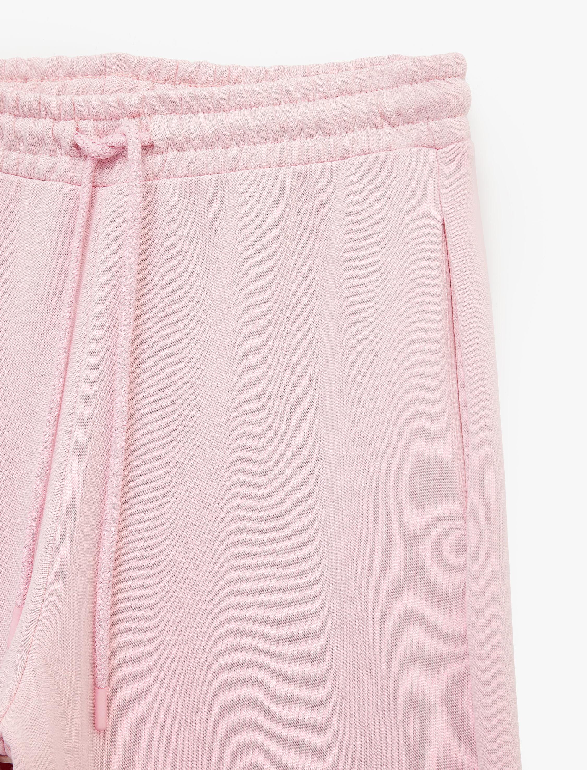   Cepli Beli Bağcıklı Oversize Eşofman Altı