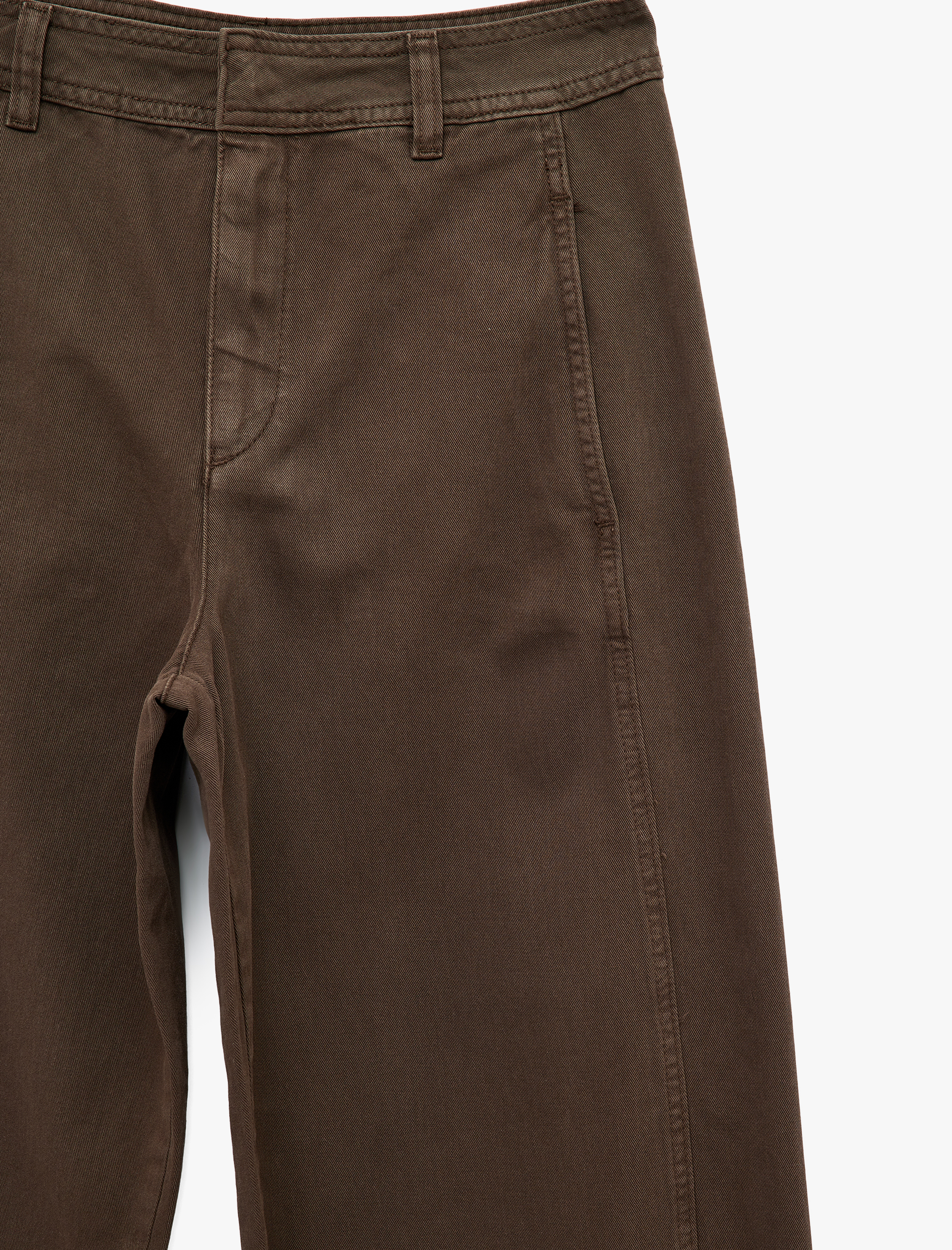   Pamuklu Cep Detaylı Rahat Kalıp Normal Paça Balon Pantolon