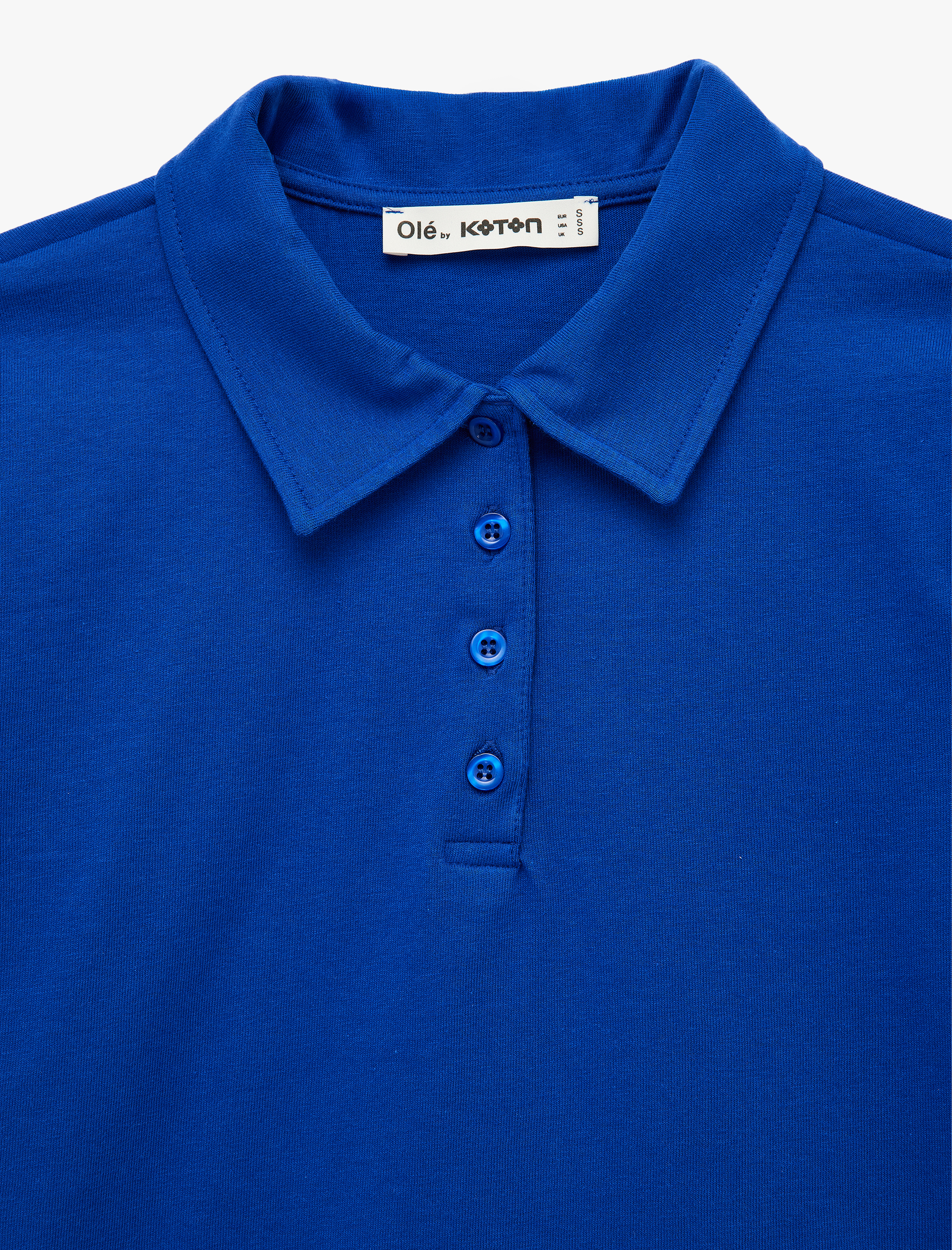   Pamuklu Polo Yaka Kısa Kollu Slim Fit Tişört