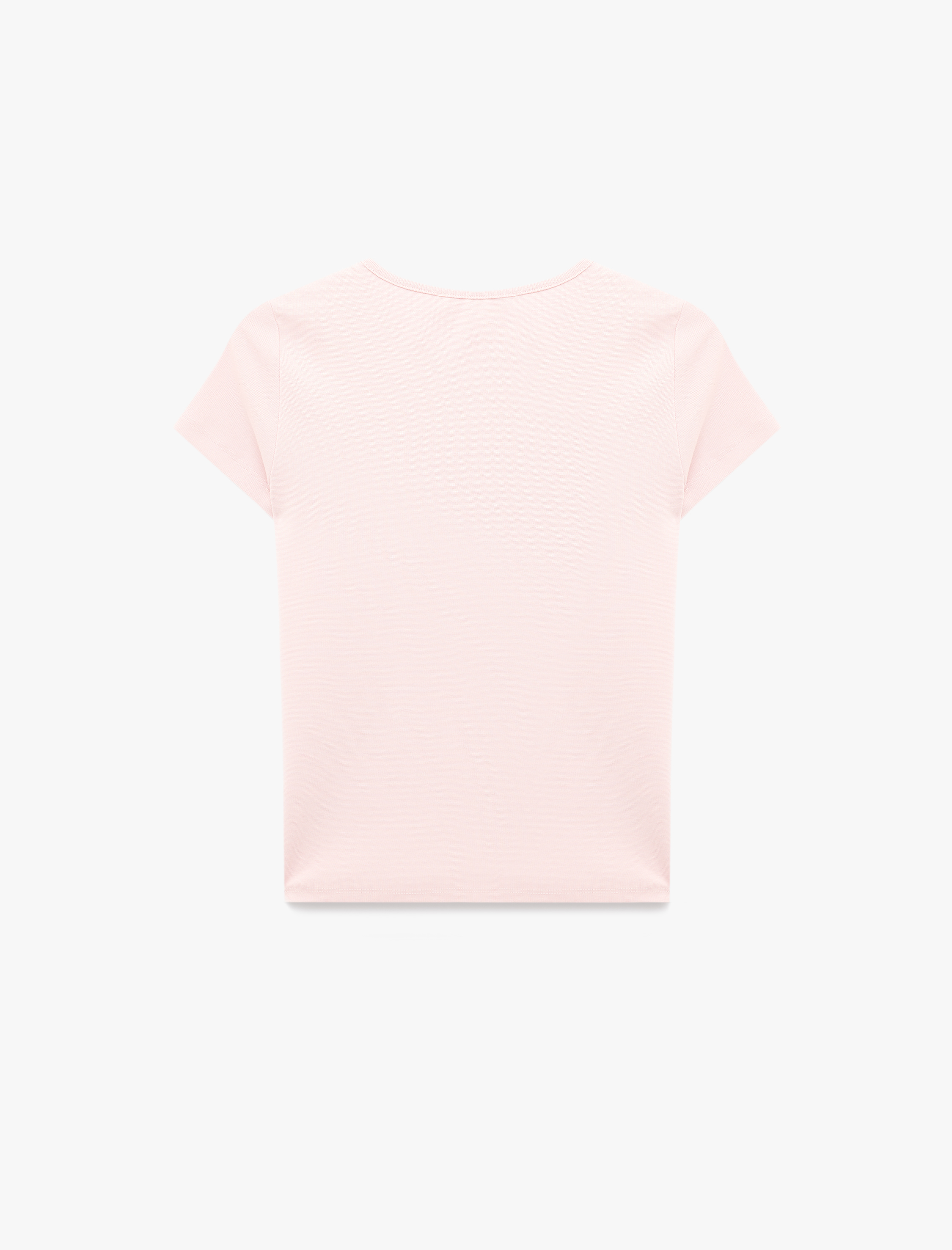   Slim Fit Kısa Kollu Bisiklet Yaka Baskılı Tişört