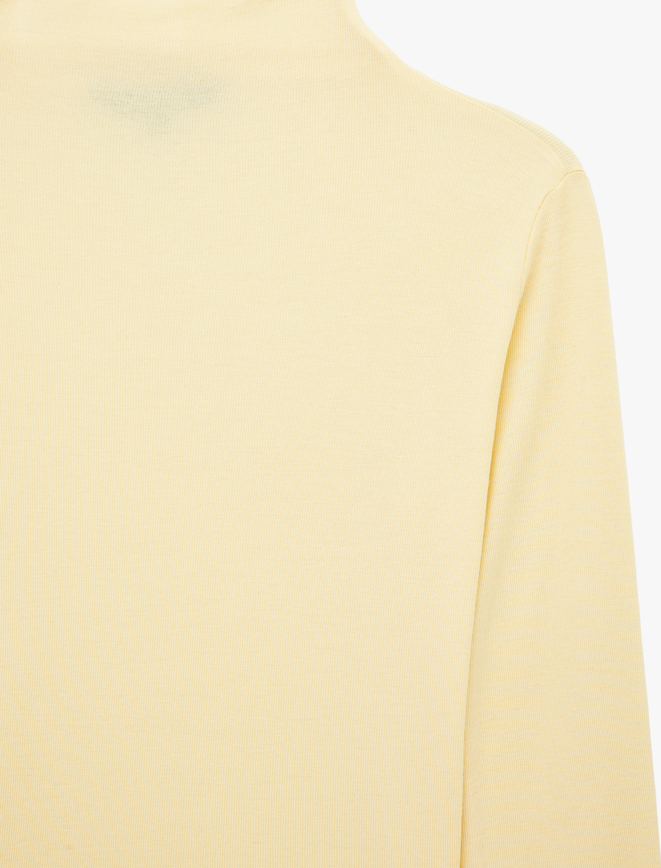   Koyun Yünü Karışımlı Slim Fit Uzun Kollu Dik Yaka Tişört