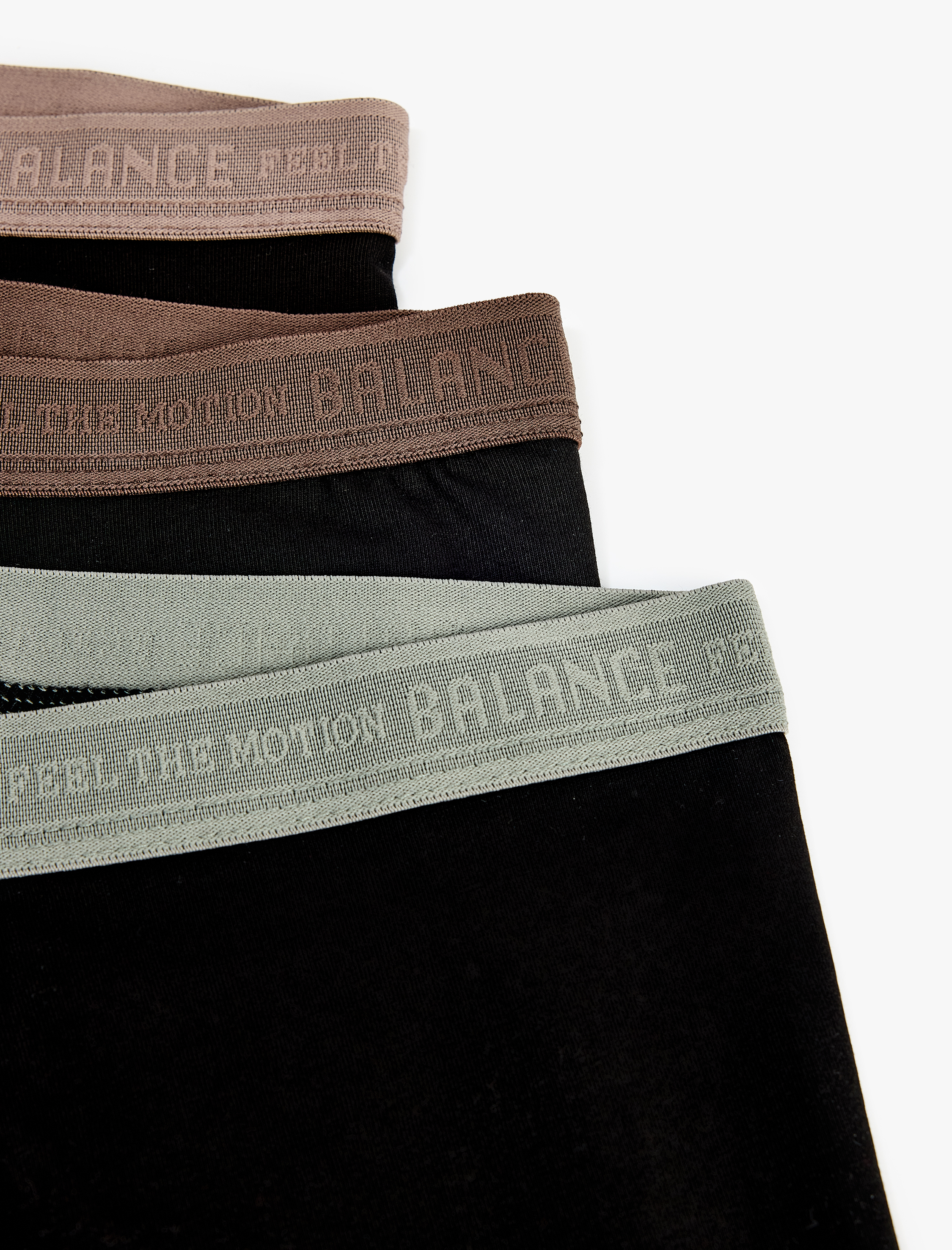   Bel Detaylı Pamuklu Regular Fit 3'lü Boxer Seti