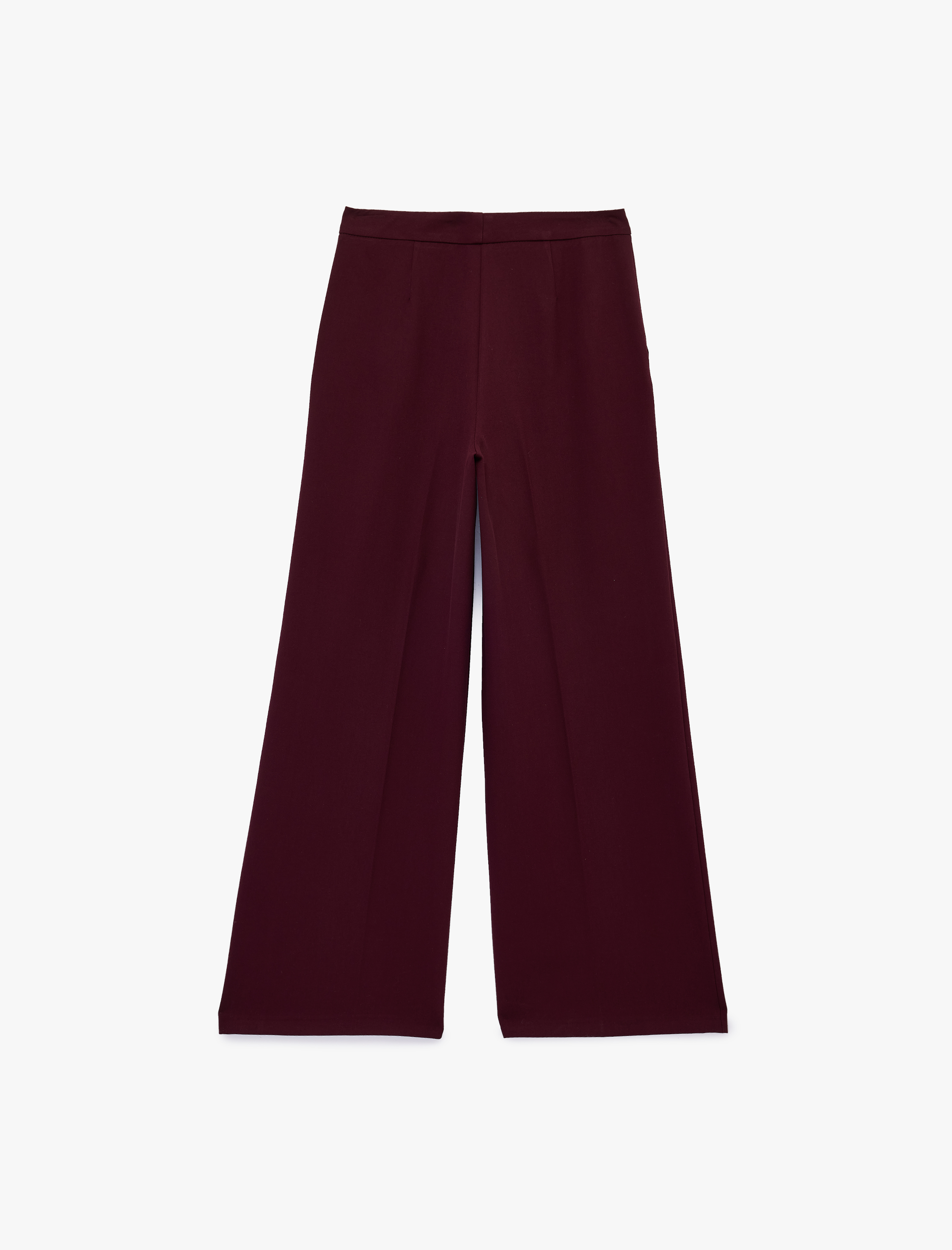   Viskon Karışımlı Yüksek Bel Palazzo Pantolon