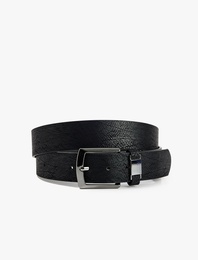 Tokalı Suni Deri Kemer