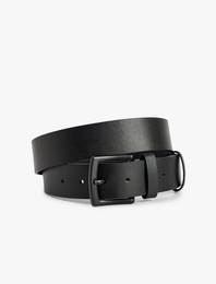 Tokalı Suni Deri Kemer