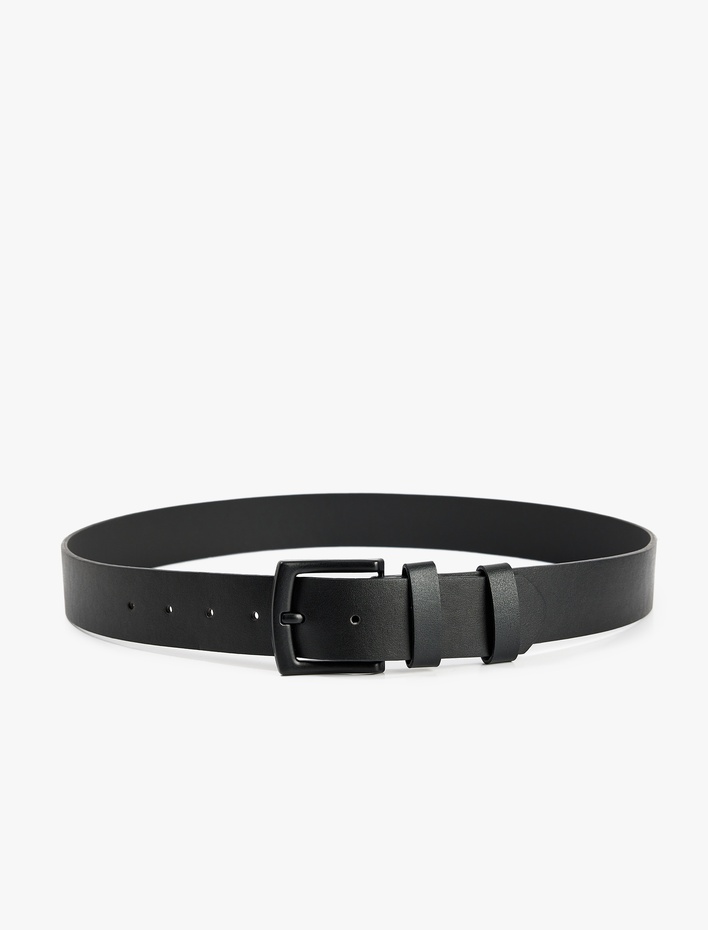 Erkek Tokalı Suni Deri Kemer