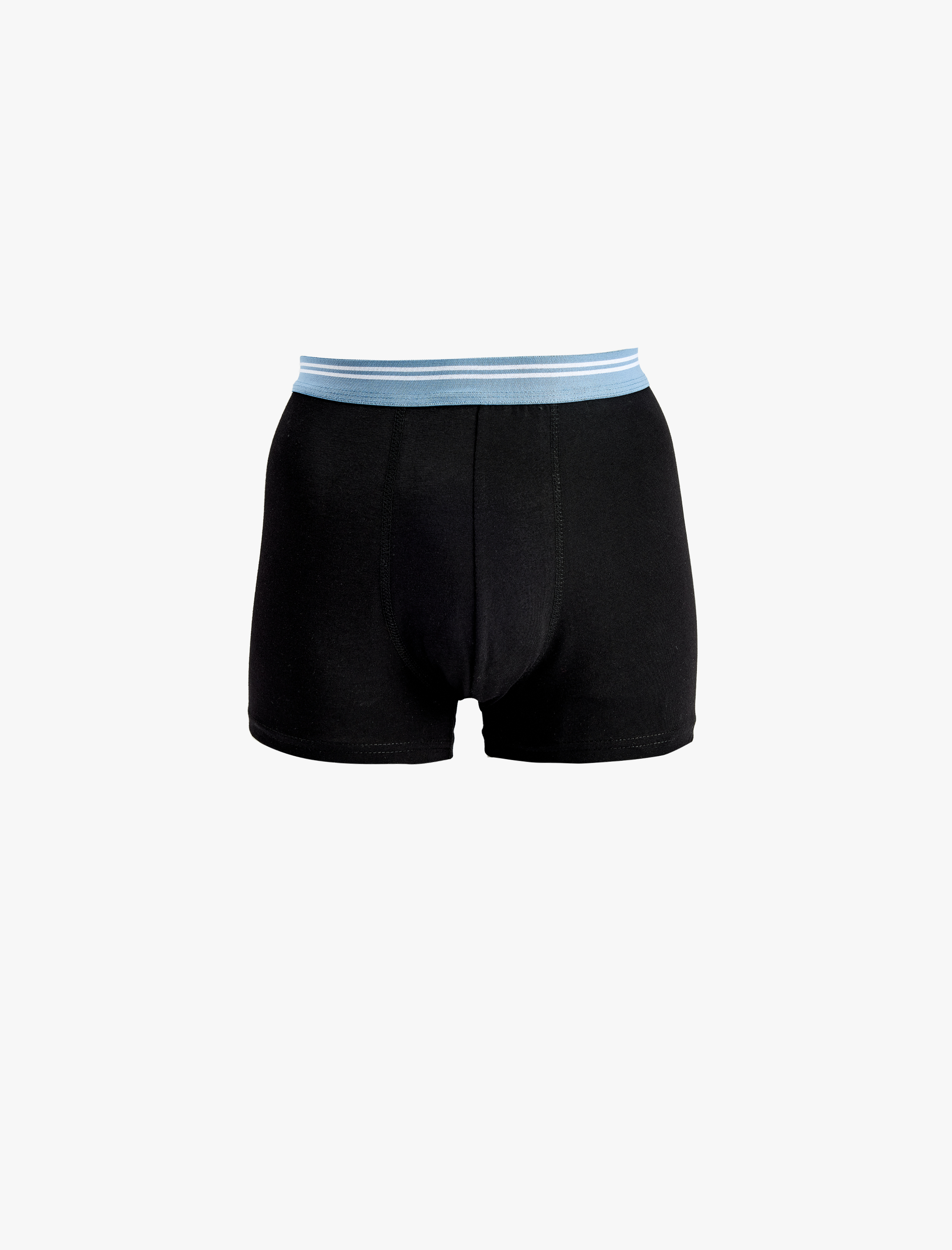   Pamuklu Bel Detaylı 3'lü Boxer Seti