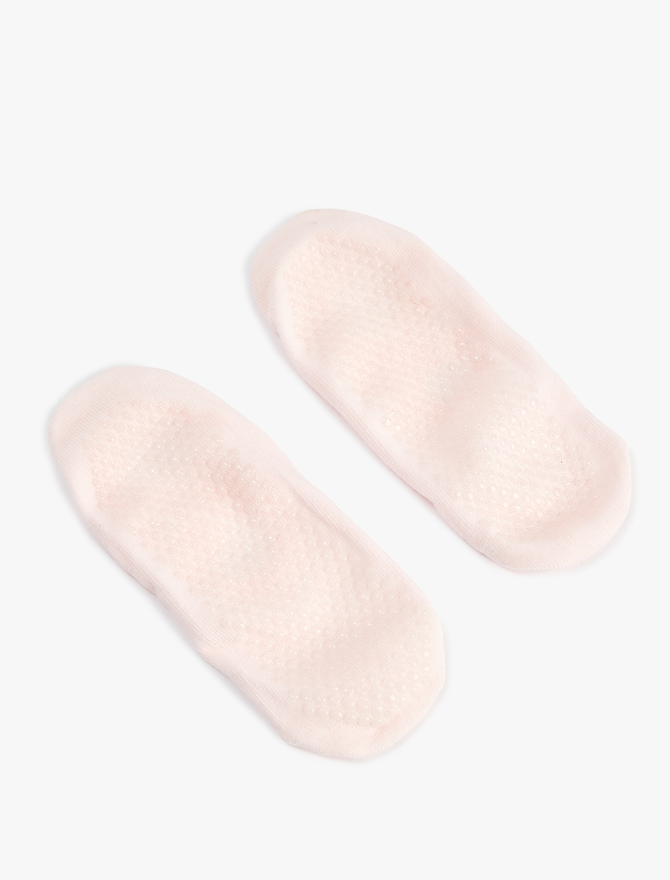  Kadın Pamuklu Lastik Detaylı Yoga Çorabı