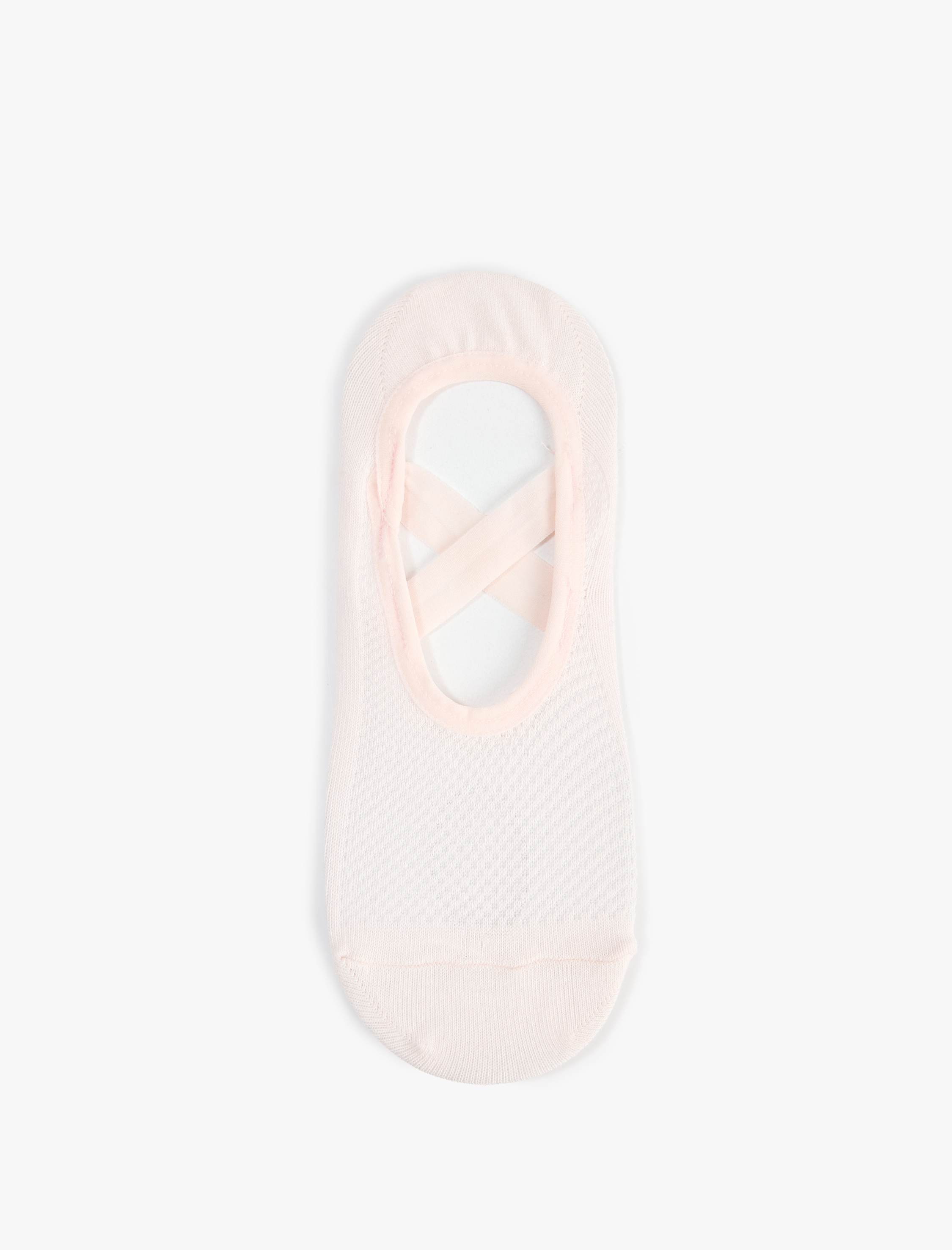  Kadın Pamuklu Lastik Detaylı Yoga Çorabı