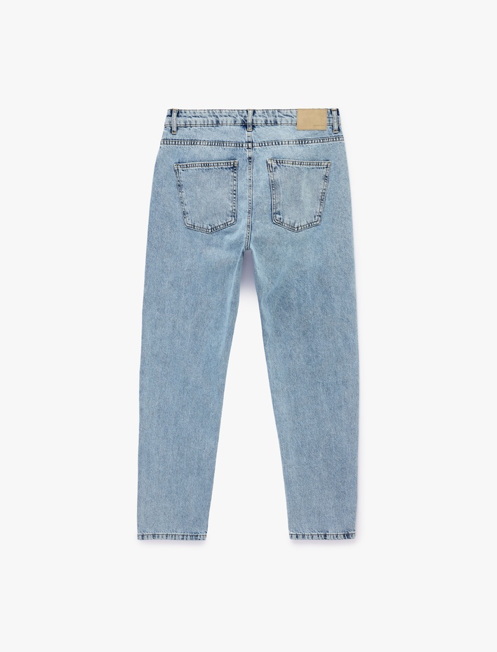  Regular Fit Normal Bel Tapered Jean Pantolon