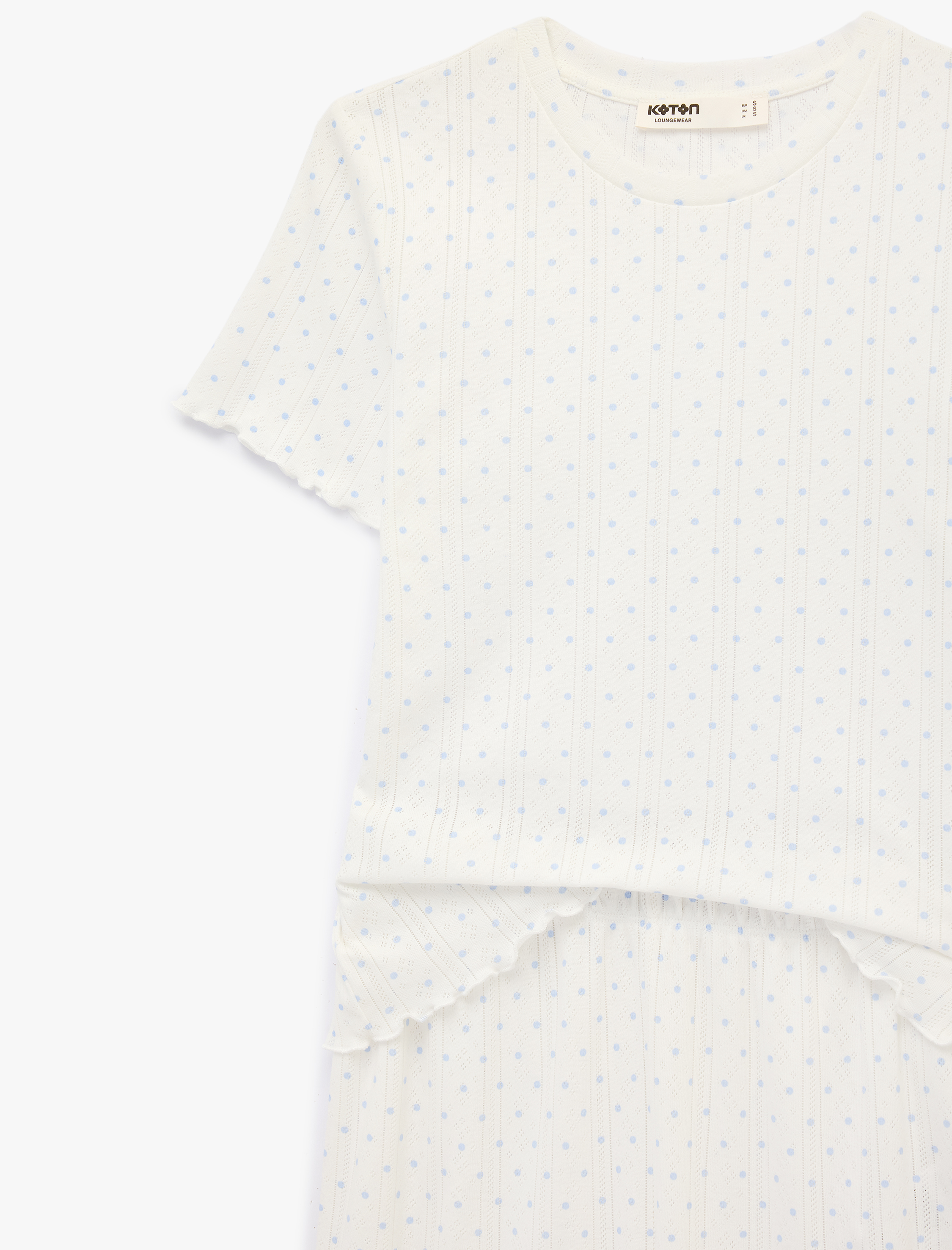   Kısa Kollu Rahat Kesim Pamuklu Pijama Takımı - 2'li Set