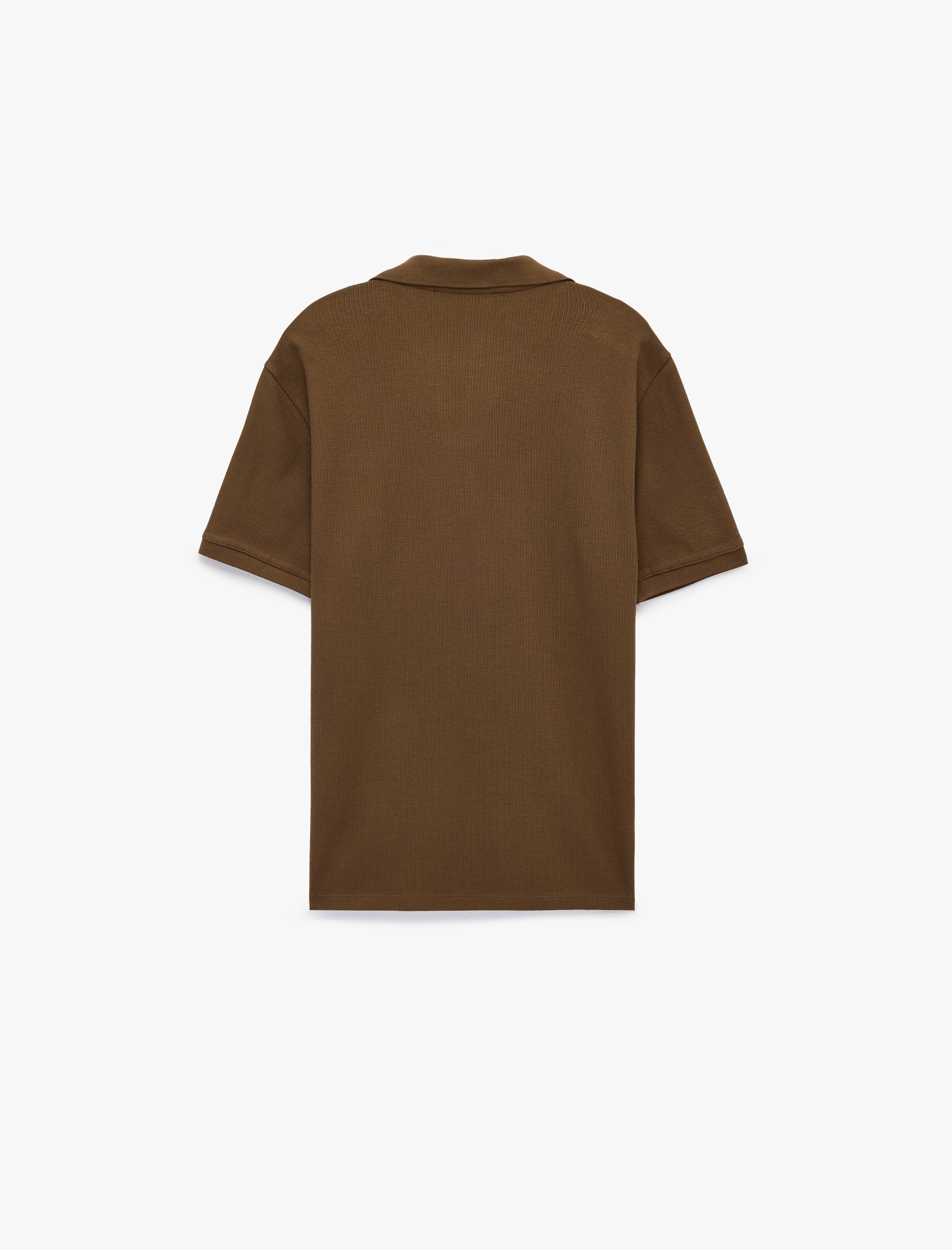   Regular Fit Kısa Kollu Pamuklu Polo Yaka Tişört