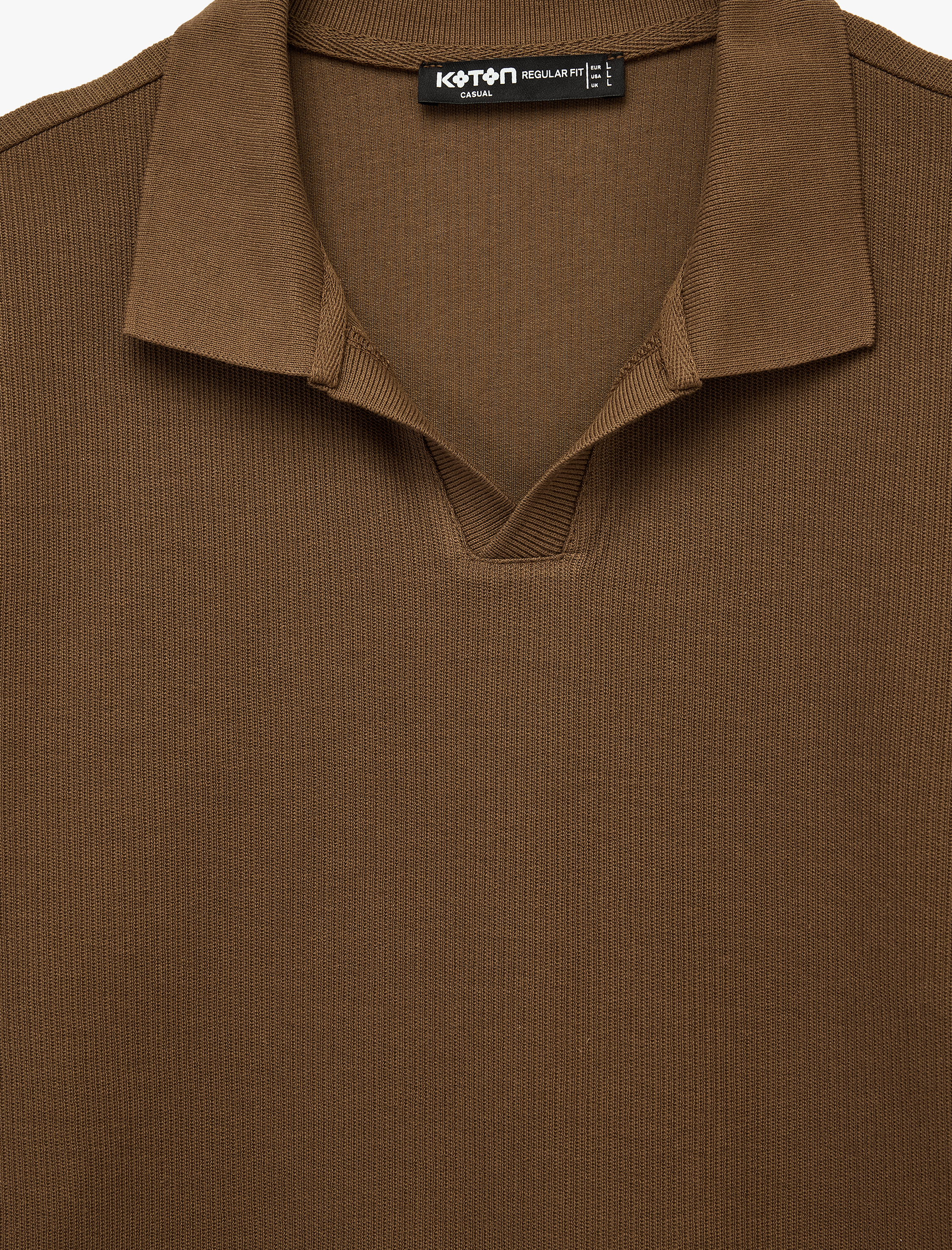   Regular Fit Kısa Kollu Pamuklu Polo Yaka Tişört