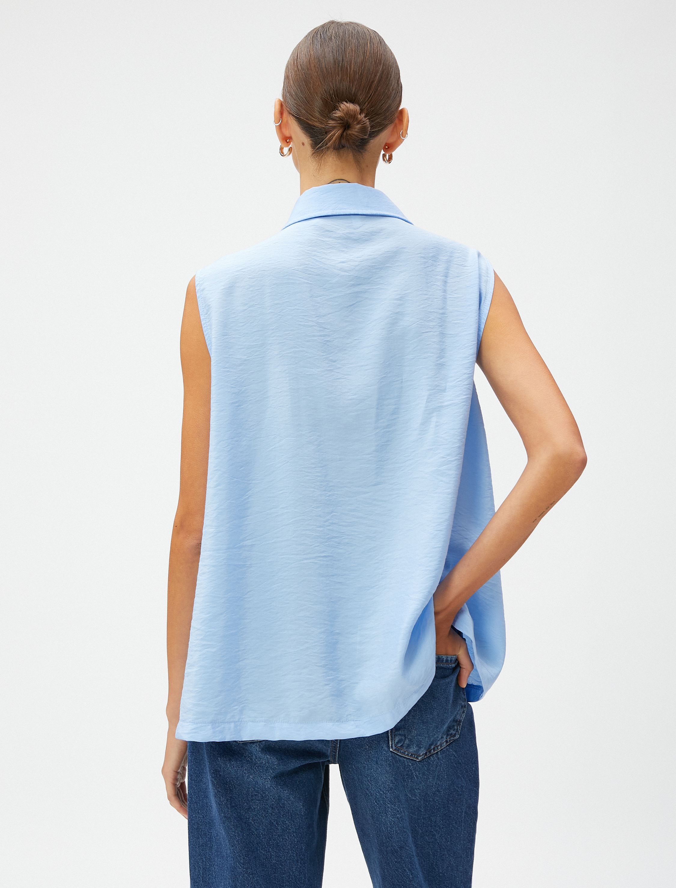   Kolsuz Basic Gömlek Düğmeli