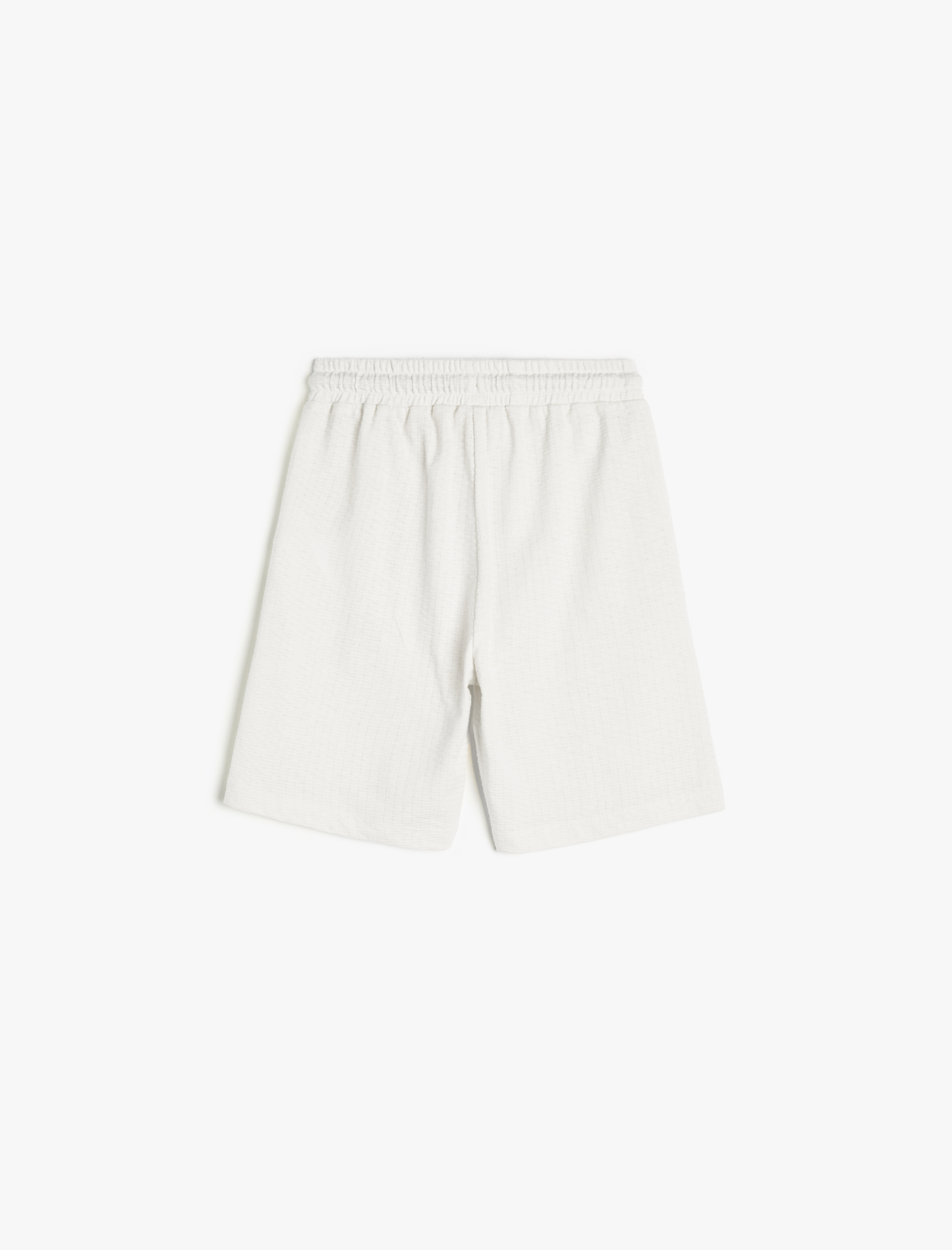  Erkek Çocuk Basic Şort Beli Bağlamalı Pamuk Karışımlı