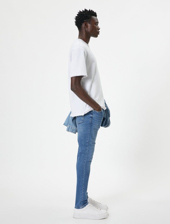  Skinny Fit Kot Pantolon - Michael Jean