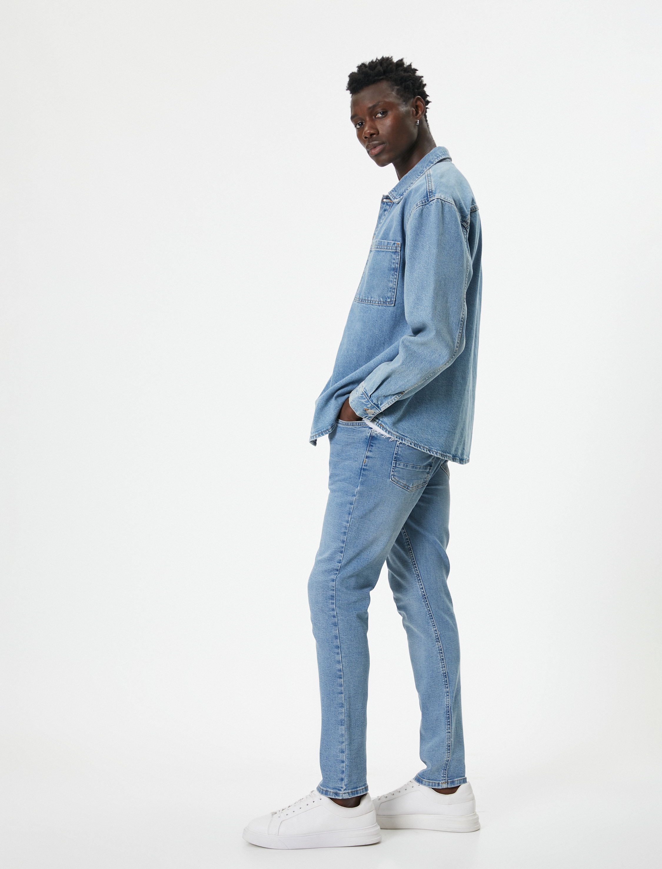   Slim Fit Kot Pantolon - Brad Jean