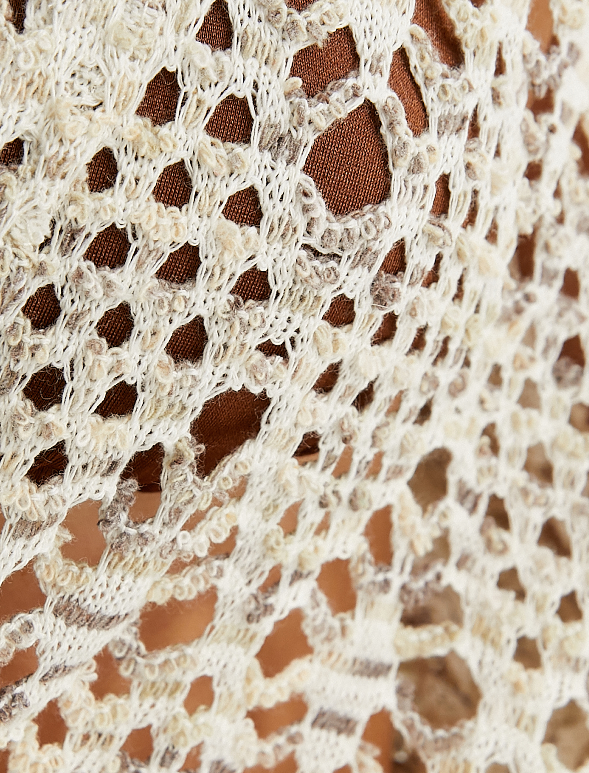   Koton X Şahika Ercümen - Kroşe Kimono Dirsek Boy Kısa Kollu Kemerli