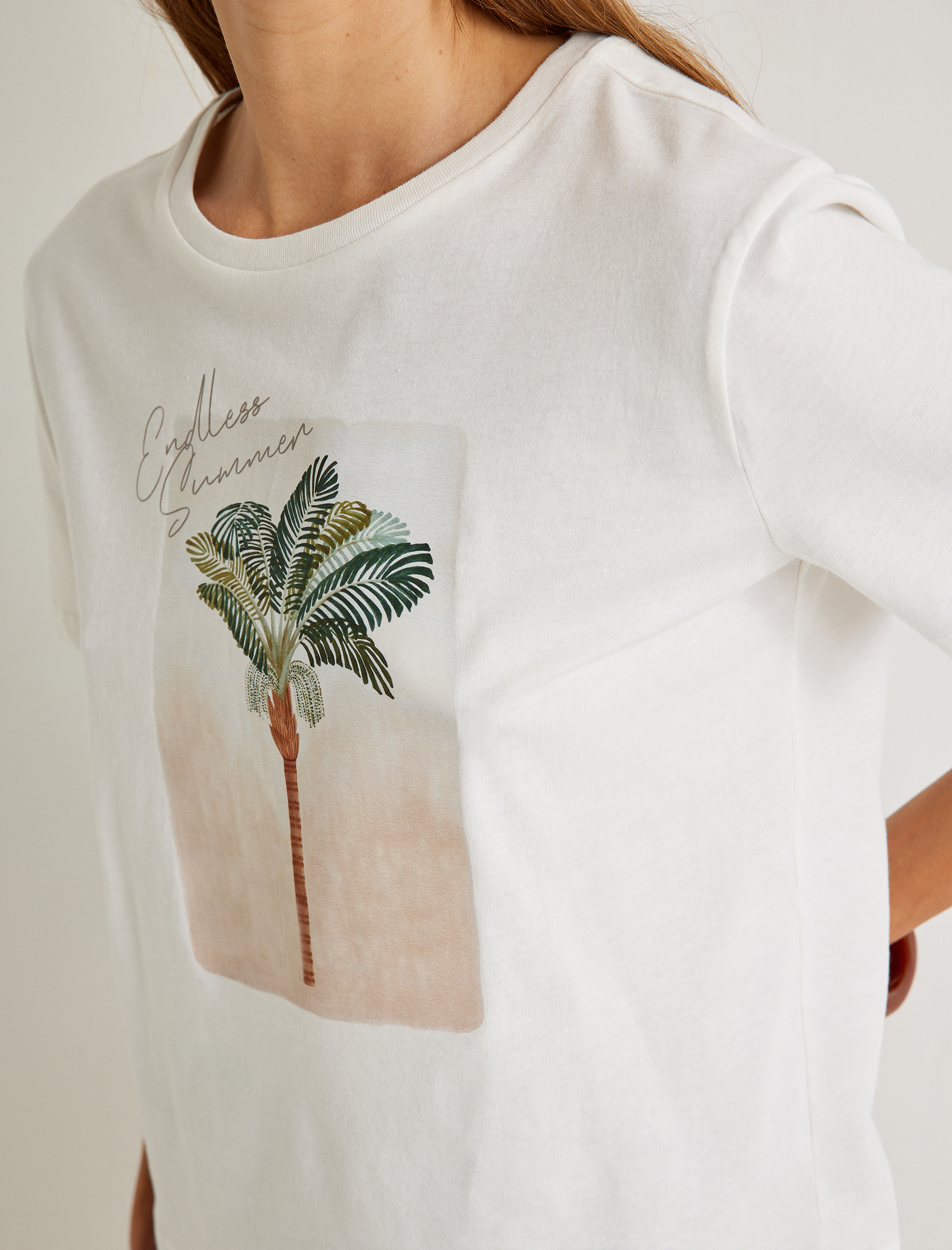   Koton X Şahika Ercümen - Baskılı Tişört Kısa Kollu Yuvarlak Yaka Pamuklu