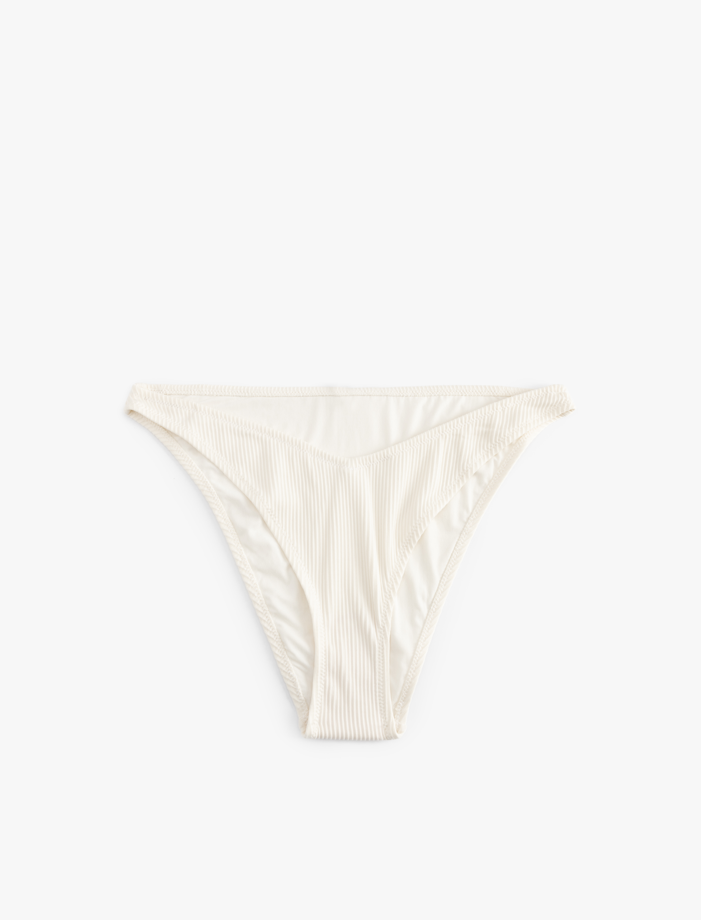   Dokulu Fitilli Yüksek Bel Slip Bikini Altı