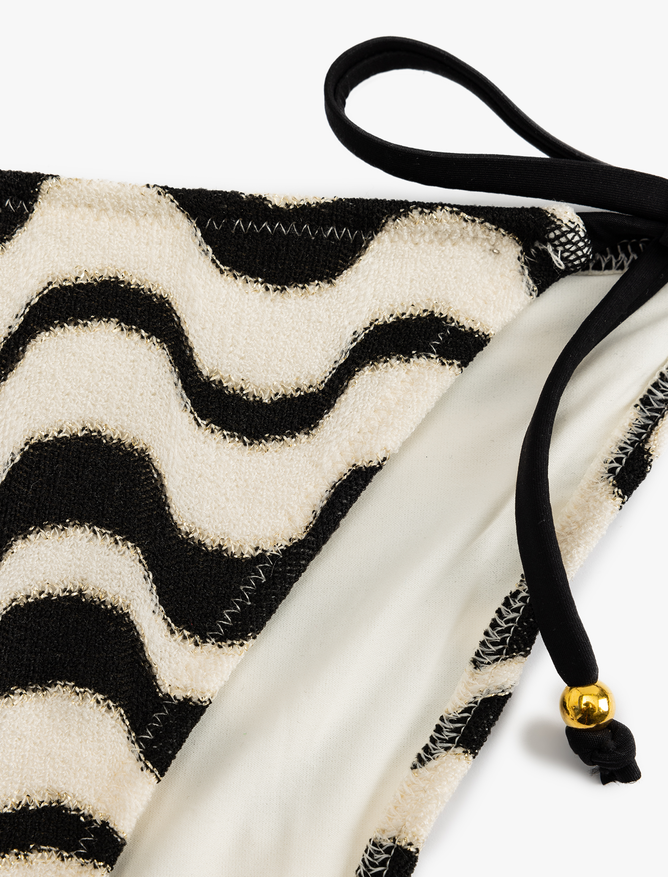   Su Yolu Desenli İpli Bikini Altı