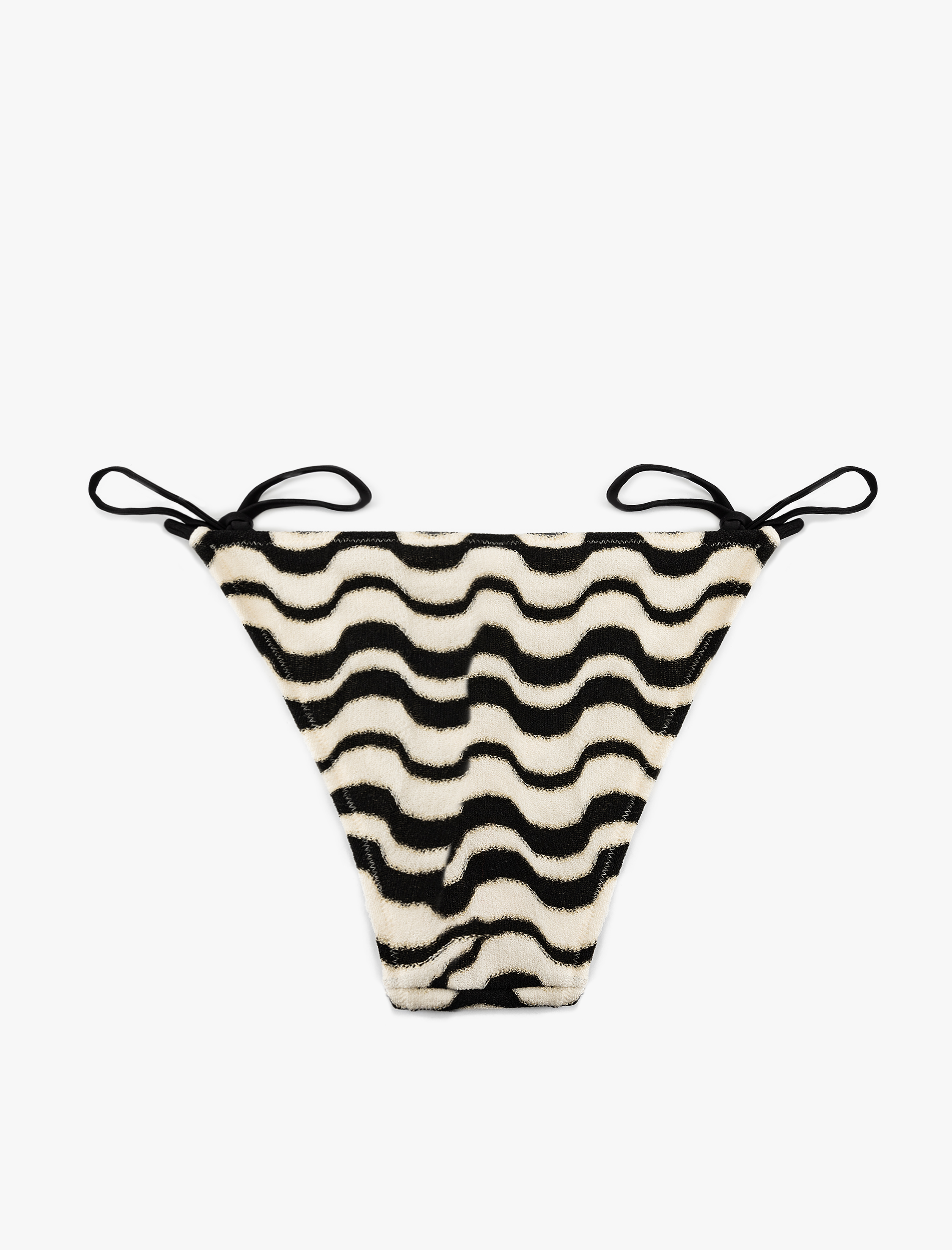   Su Yolu Desenli İpli Bikini Altı