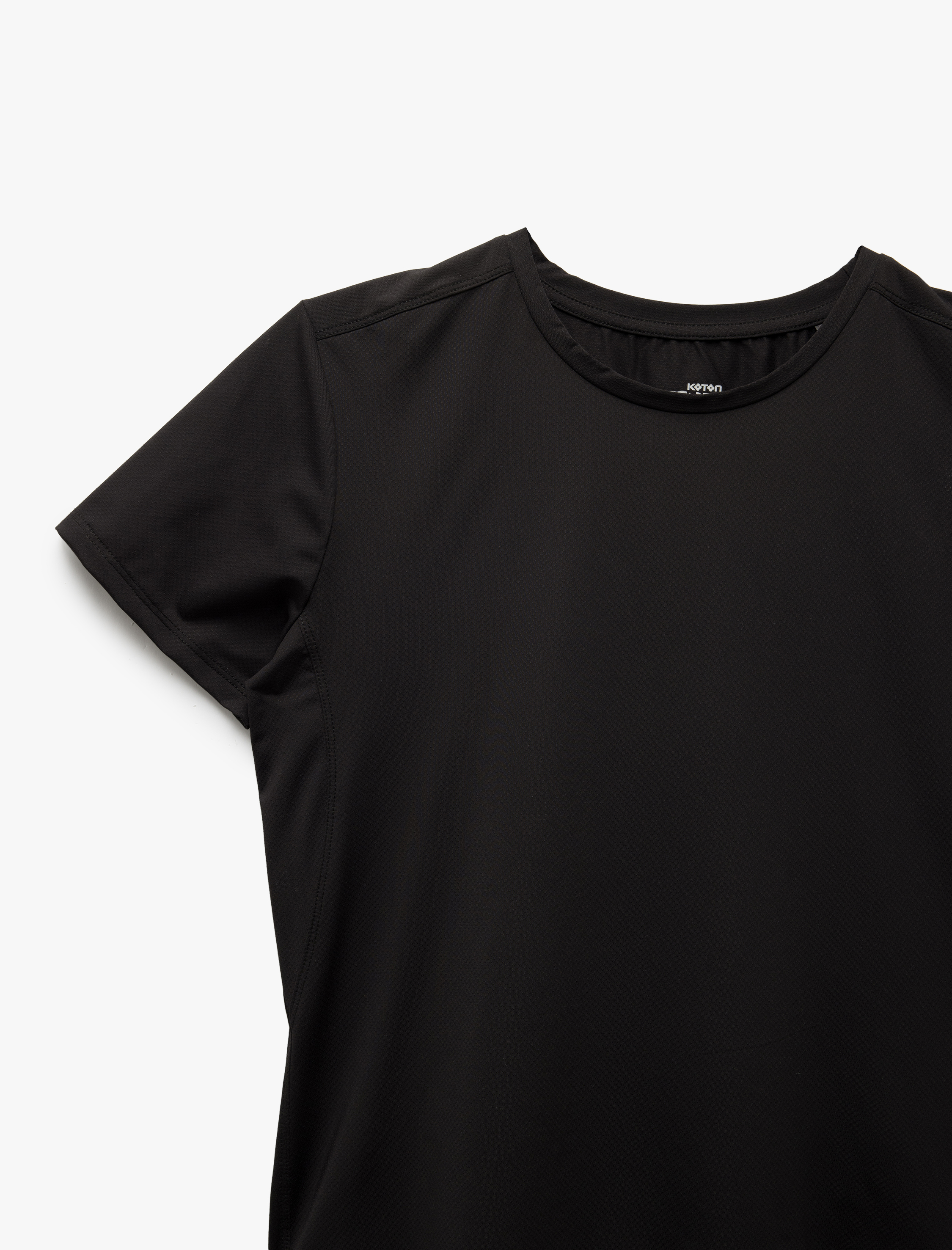   Bisiklet Yaka Kısa Kollu Slim Fit Spor Tişört