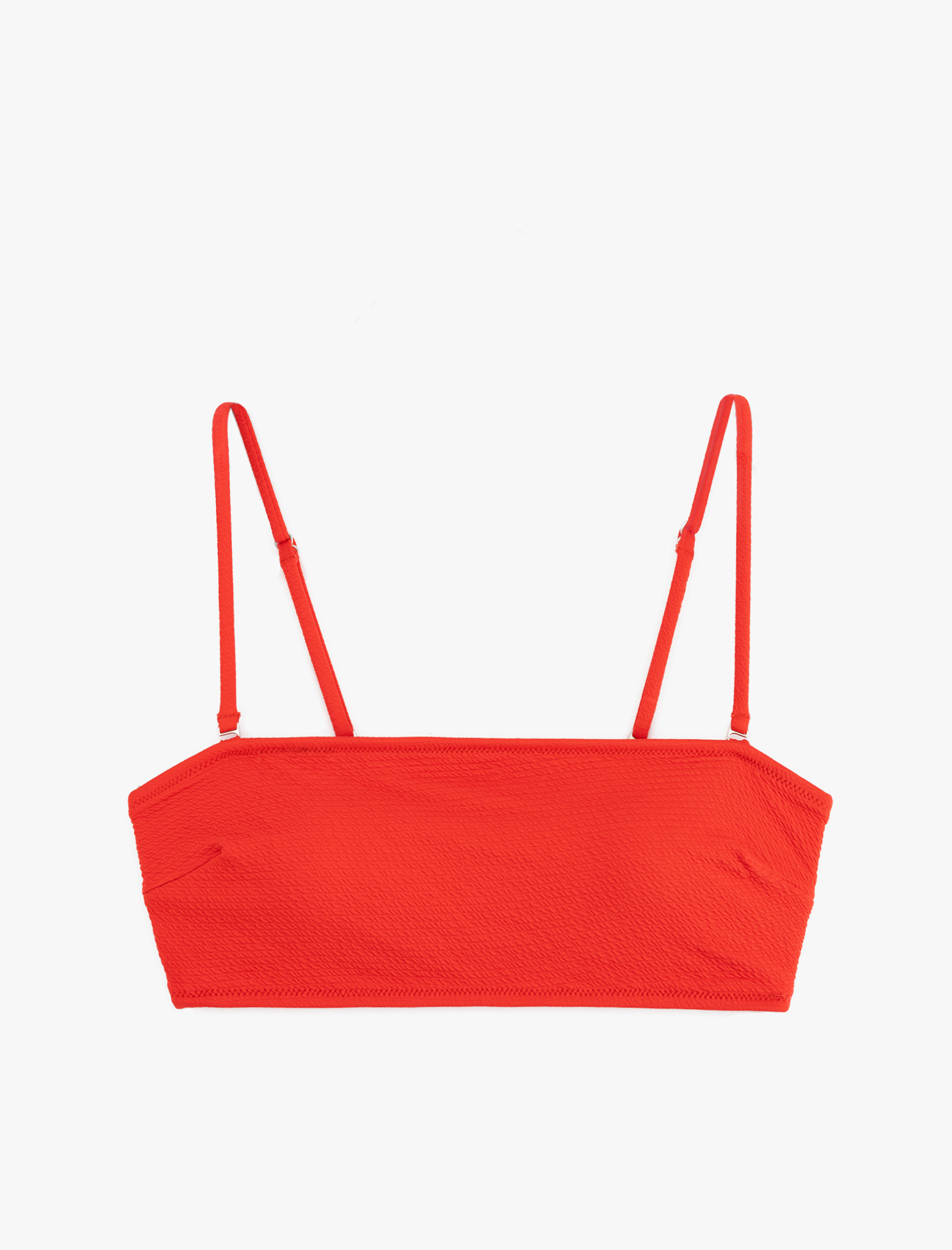   Hafif Dolgulu Straplez Bikini Üstü