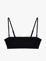 Hafif Dolgulu Straplez Bikini Üstü