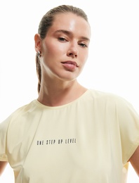 Baskılı Bisiklet Yaka Rahat Kalıp Spor Tişört