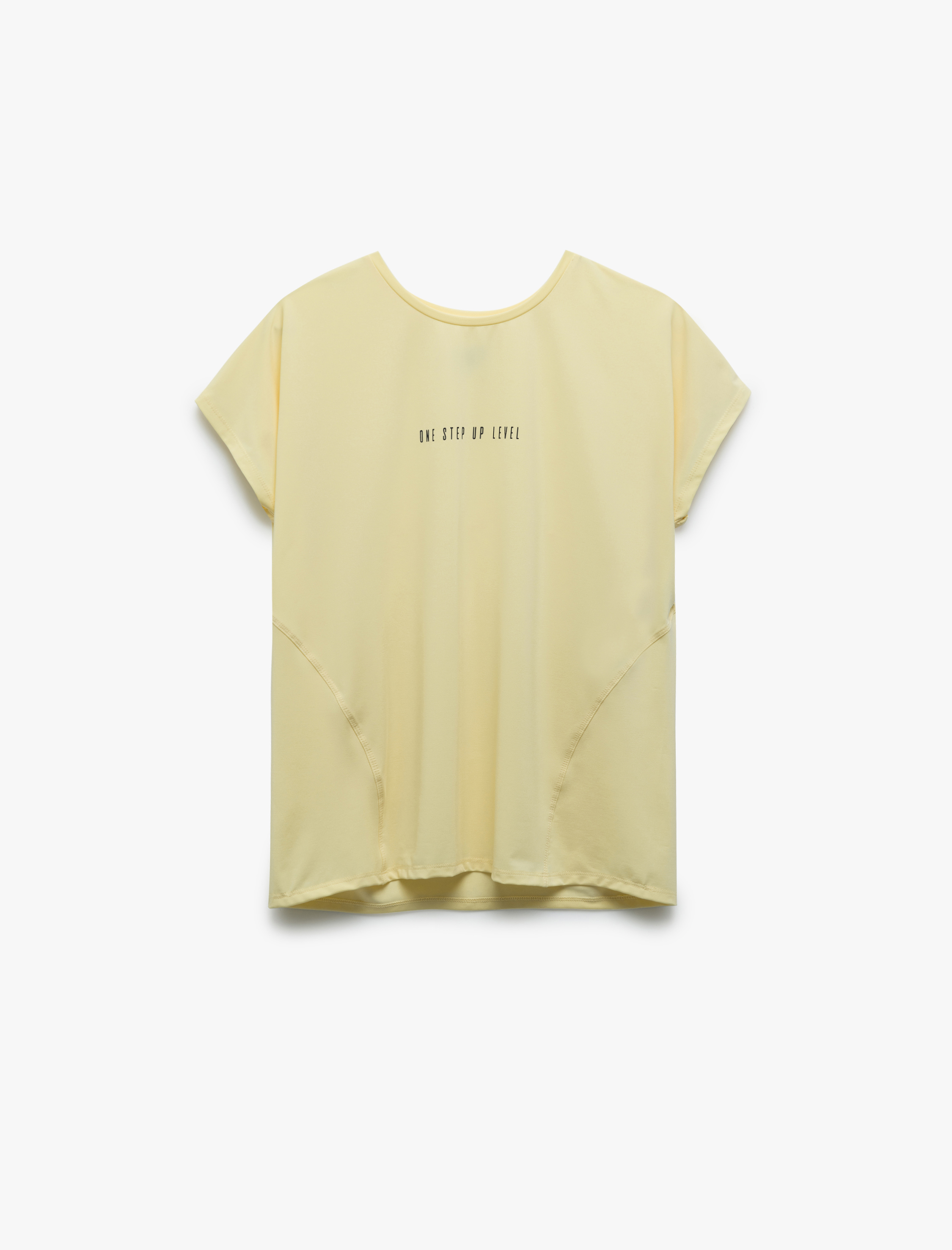   Baskılı Bisiklet Yaka Rahat Kalıp Spor Tişört