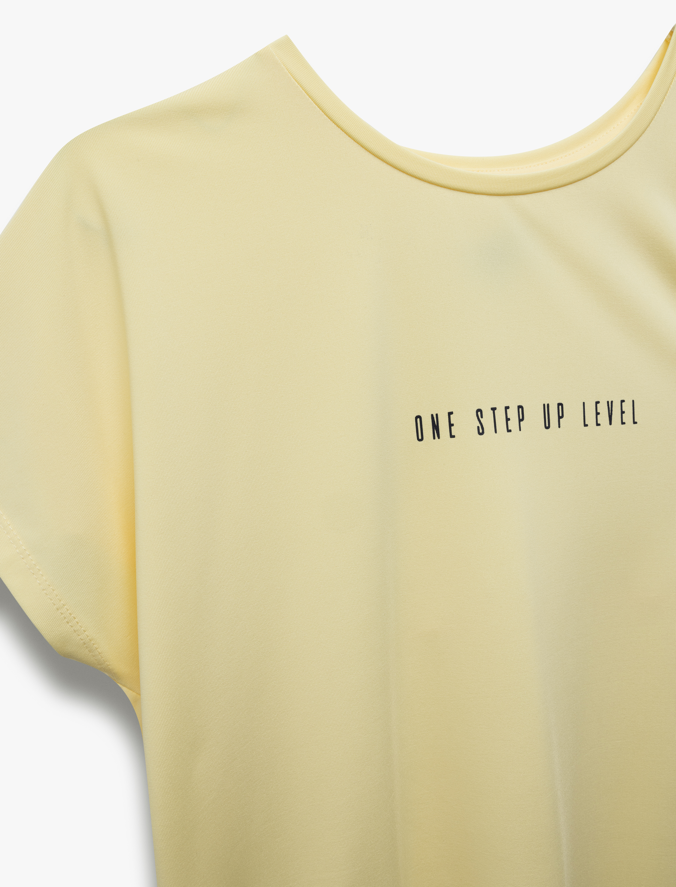   Baskılı Bisiklet Yaka Rahat Kalıp Spor Tişört