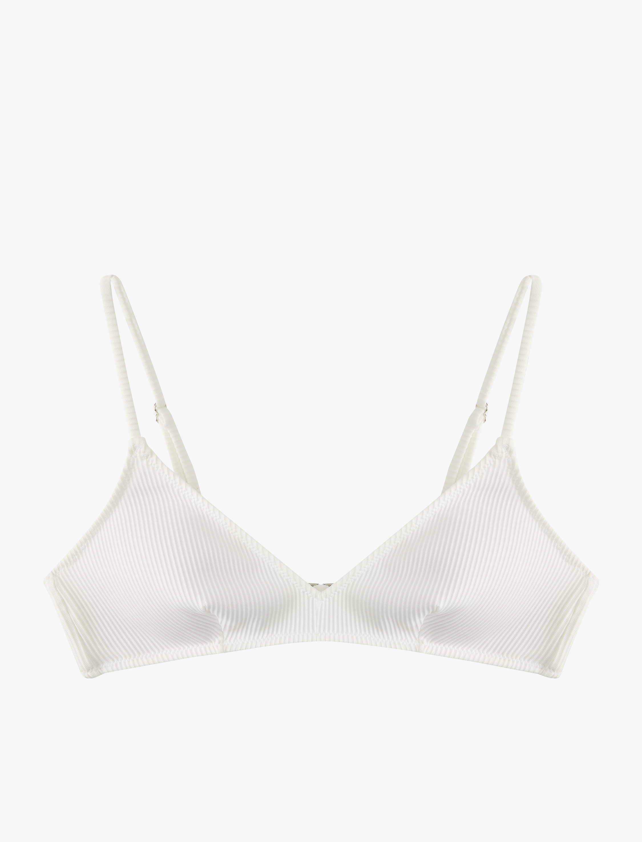   Dokulu Fitilli Bralet Bikini Üstü