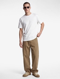 Kısa Kollu Bisiklet Yaka Pamuklu Slim Fit Tişört