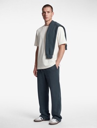 Şardonlu Cepli Rahat Kalıp Beli Bağcıklı Eşofman Altı