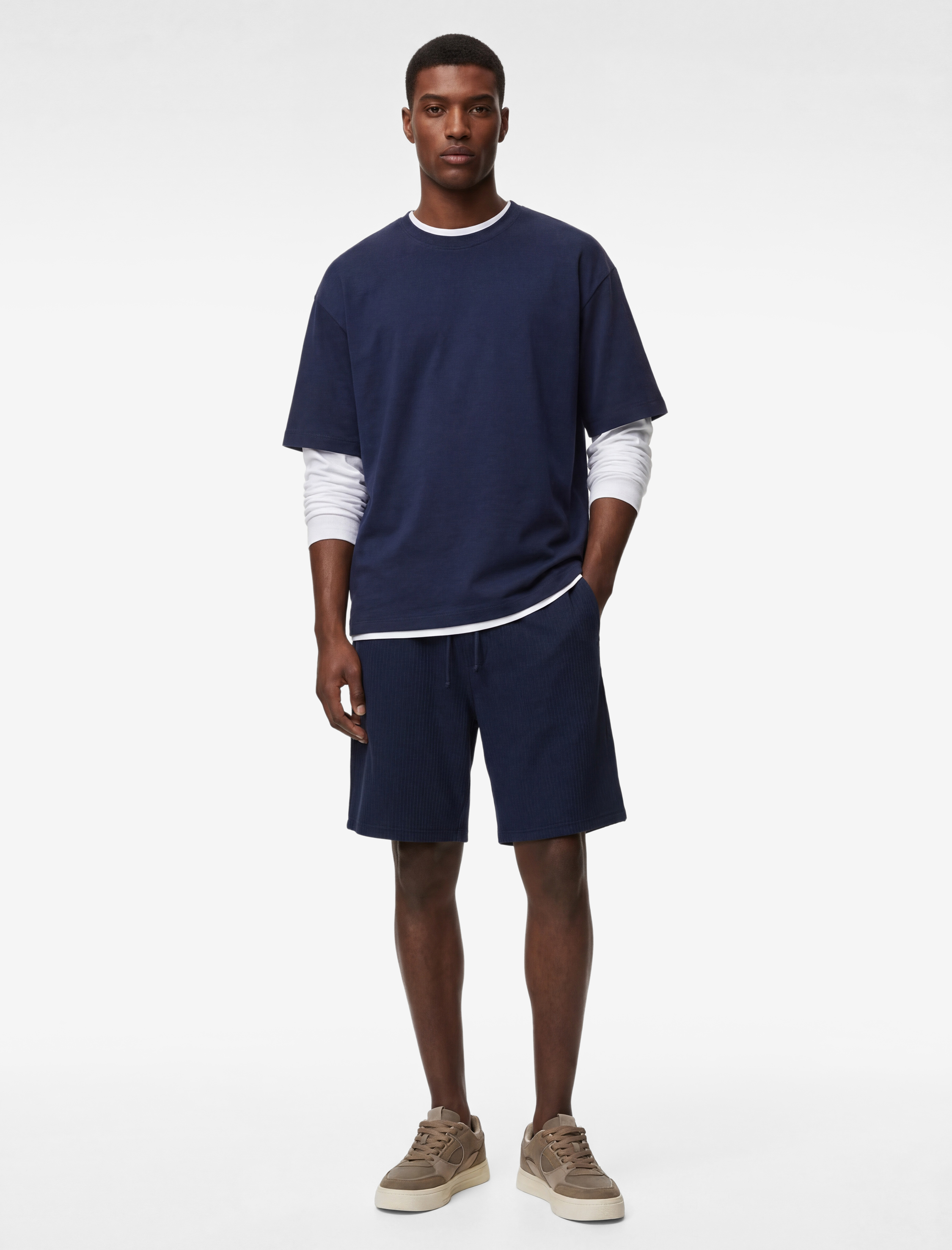   Bürümcük Cepli Mini Beli Bağcıklı Şort