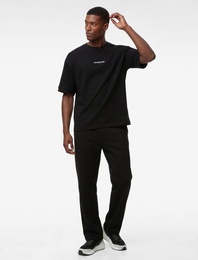 Rahat Kalıp Cepli Beli Lastikli Geniş Paça Spor Eşofman Altı