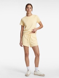 Rahat Kalıp Kısa Kollu Bisiklet Yaka Viskon Karışımlı Spor Tişört