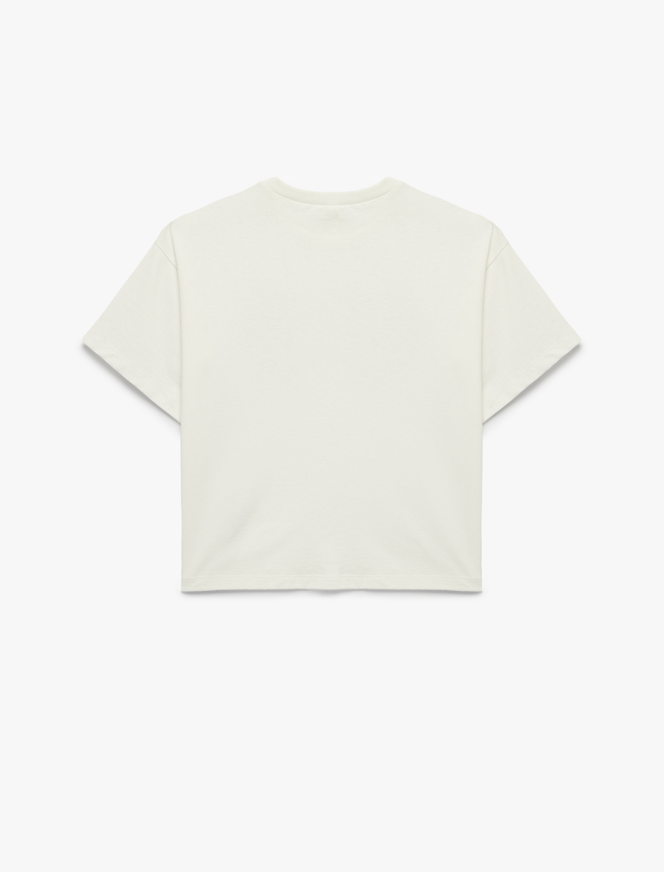  Kız Çocuk Pamuklu Kısa Kollu Bisiklet Yaka Kalpli Pullu Payetli Atatürklü Tişört