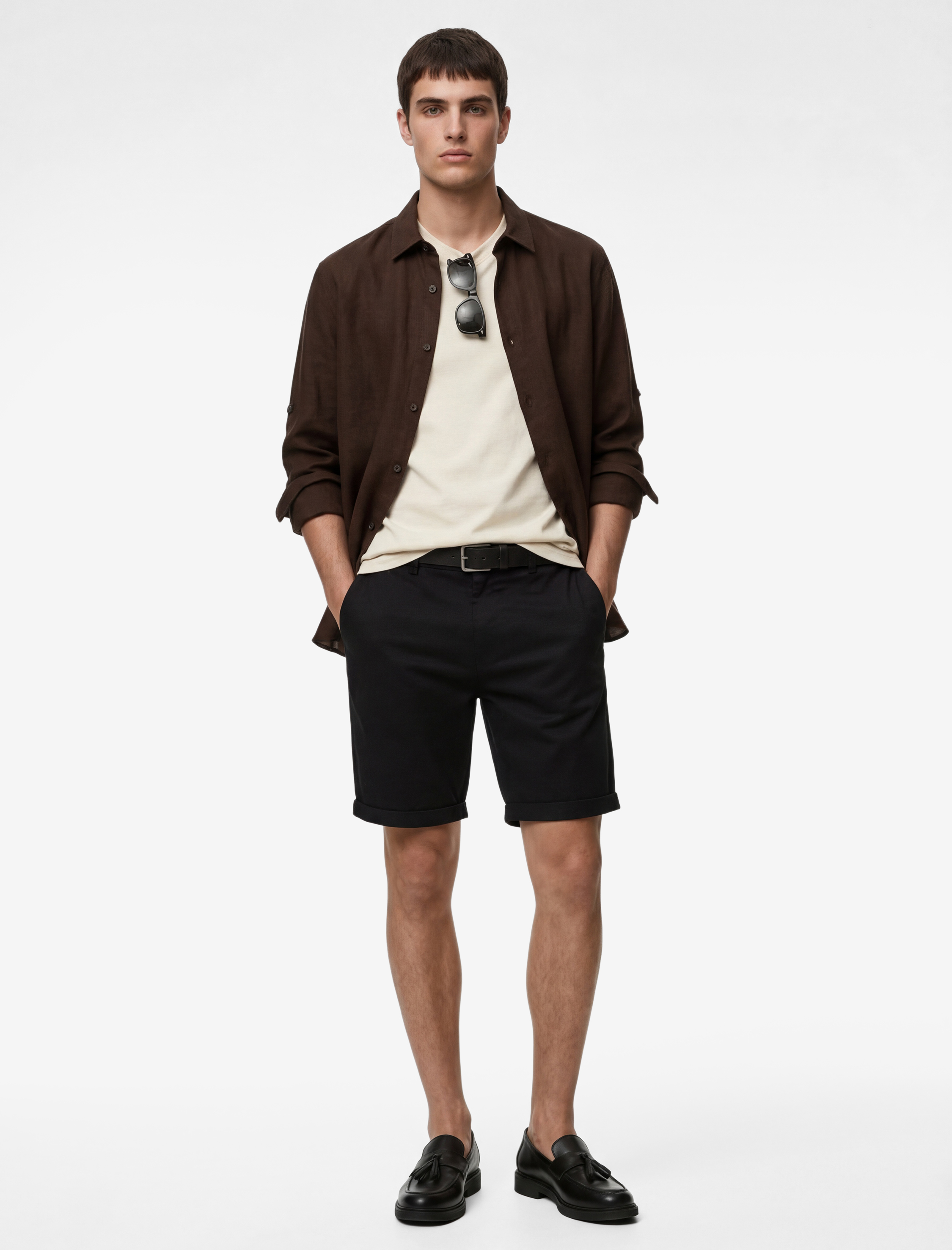   Regular Fit Klasik Yaka Pamuklu Uzun Kollu Gömlek