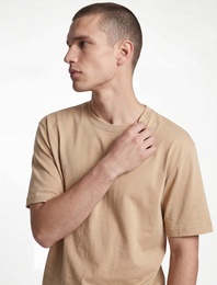 Regular Fit Kısa Kollu Pamuklu Bisiklet Yaka Tişört