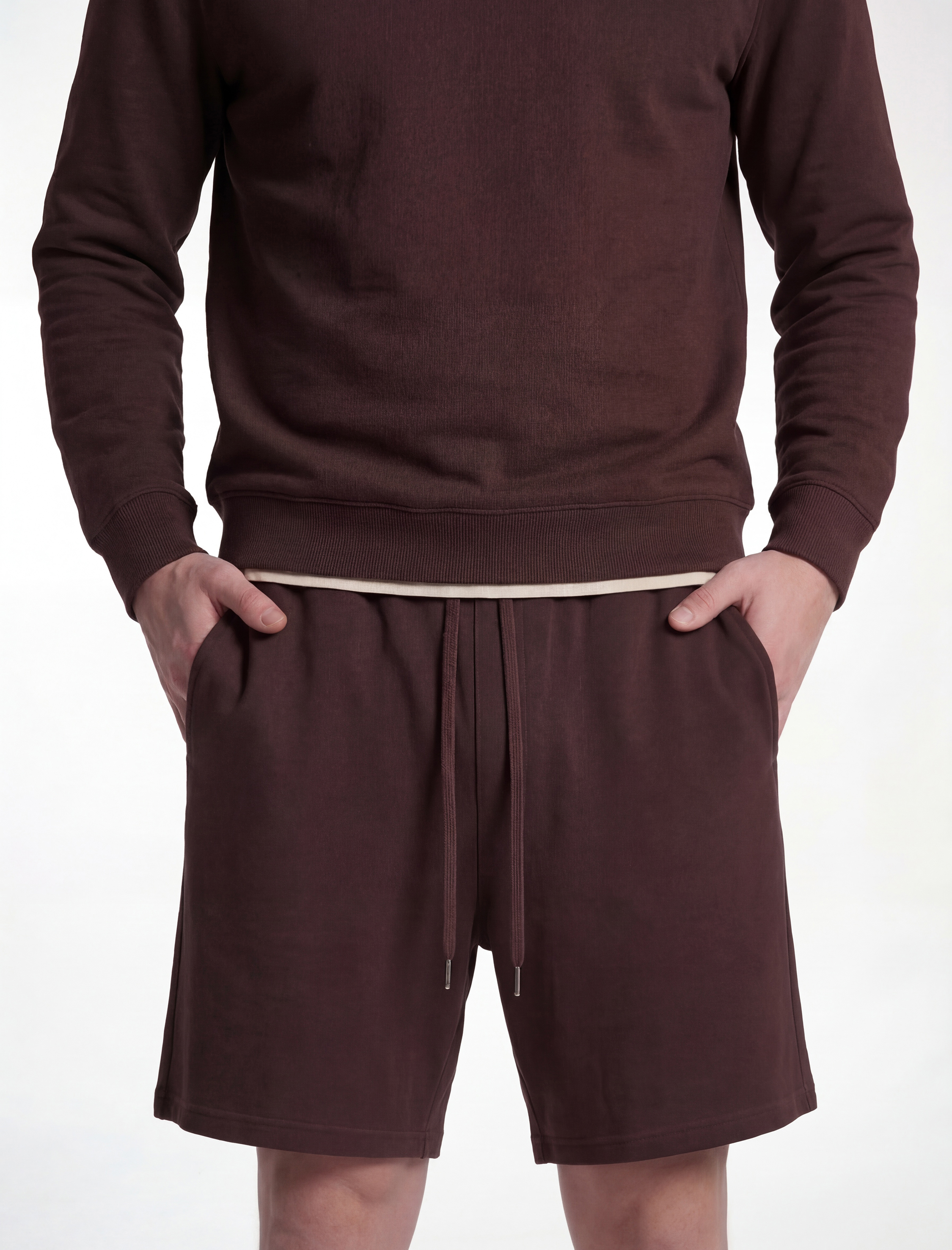   Bermuda Cep Detaylı Beli Bağcıklı Şort