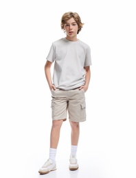 Kargo Şort Beli Bağlamalı Yanları Cepli