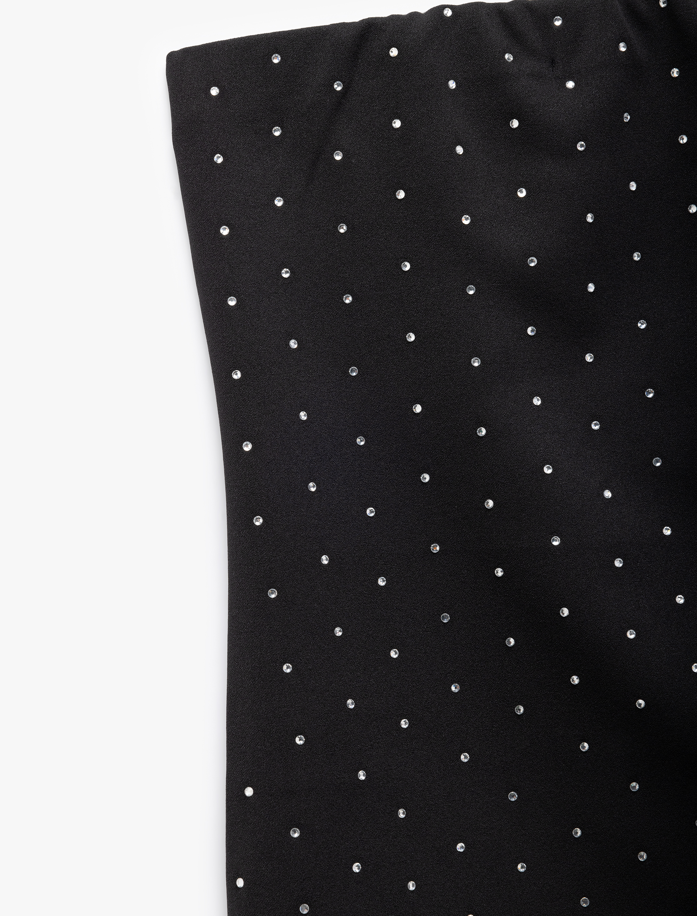   Mini Taşlı Straplez Kolsuz Slim Fit Abiye Elbise